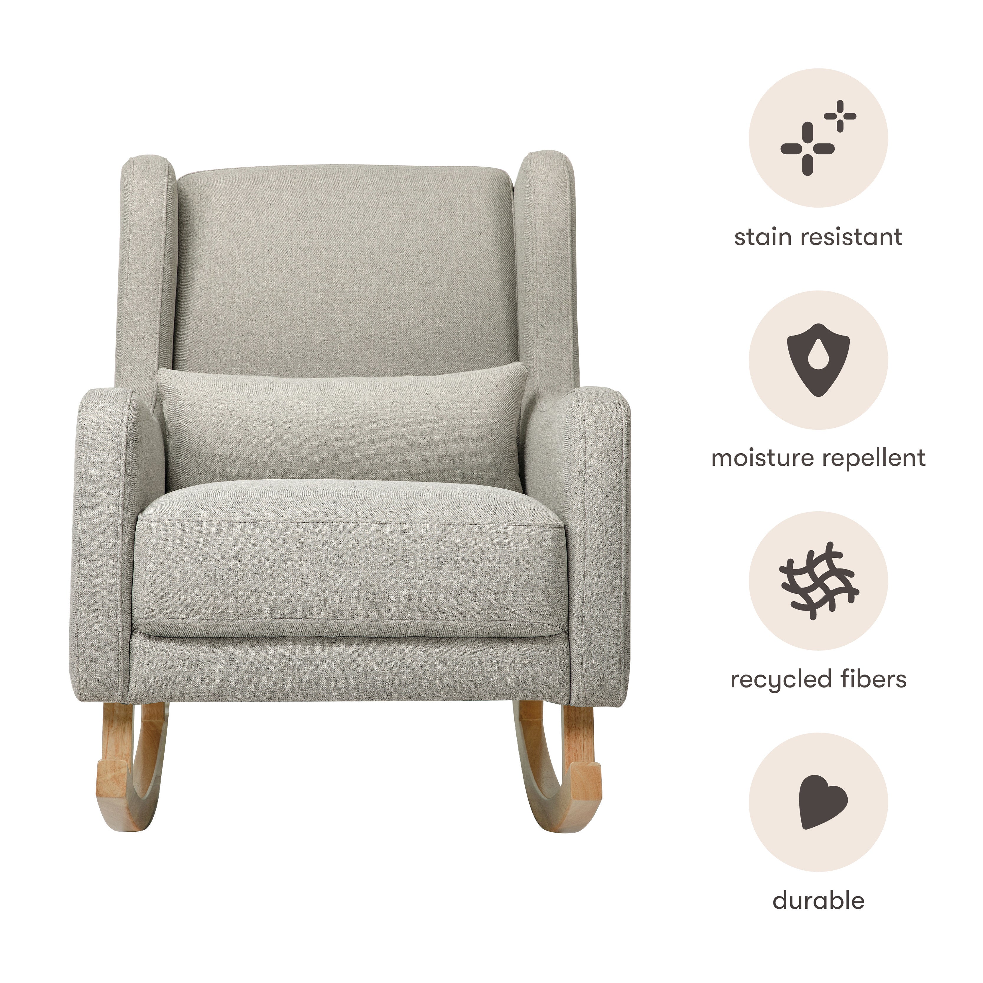 Babyletto Kai Rocker in Eco-Performance Fabric | Water Repellent & Stain Resistant - Image 37