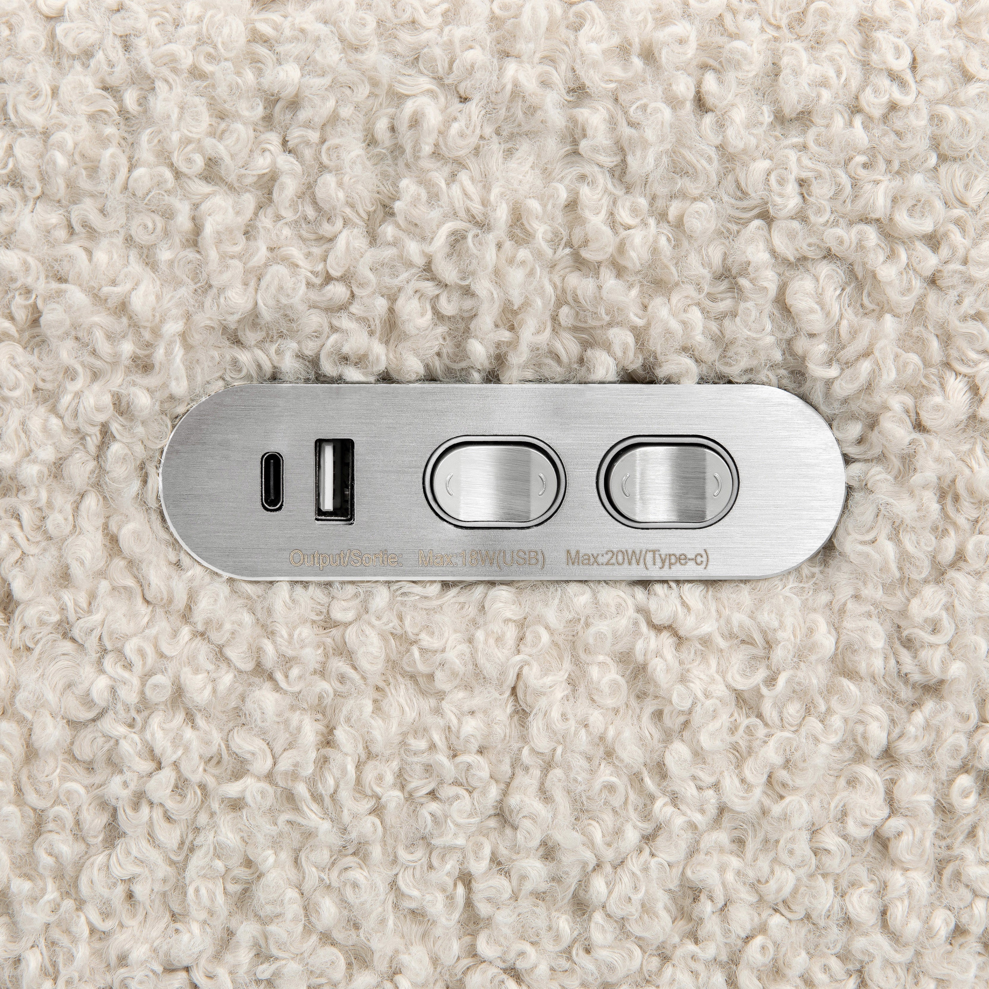 Babyletto Kiwi Plus Power Recliner and Swivel Glider with Power Adjustable Headrest and USB Port - Image 20