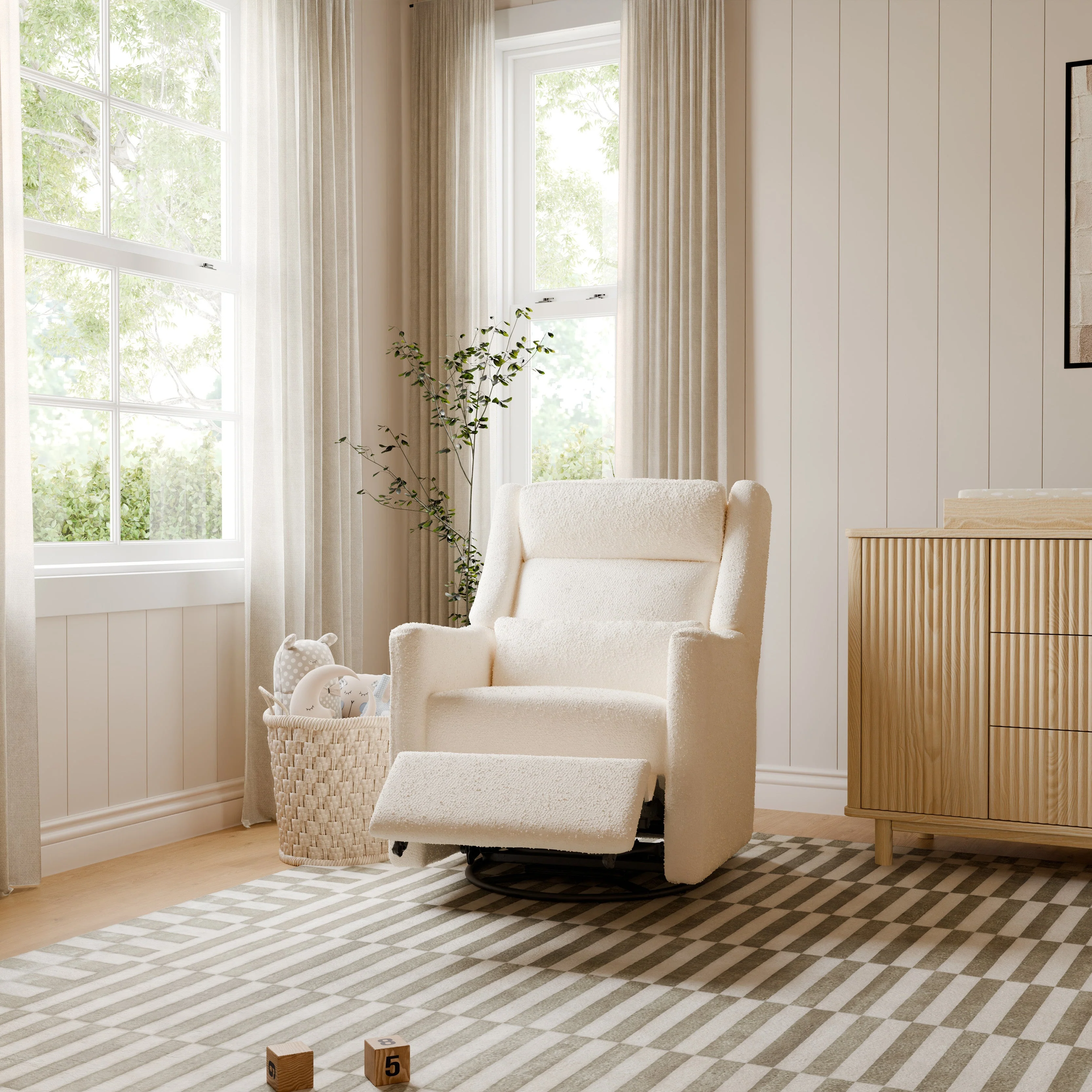 Babyletto Kiwi Plus Power Recliner and Swivel Glider with Power Adjustable Headrest and USB Port - Image 25