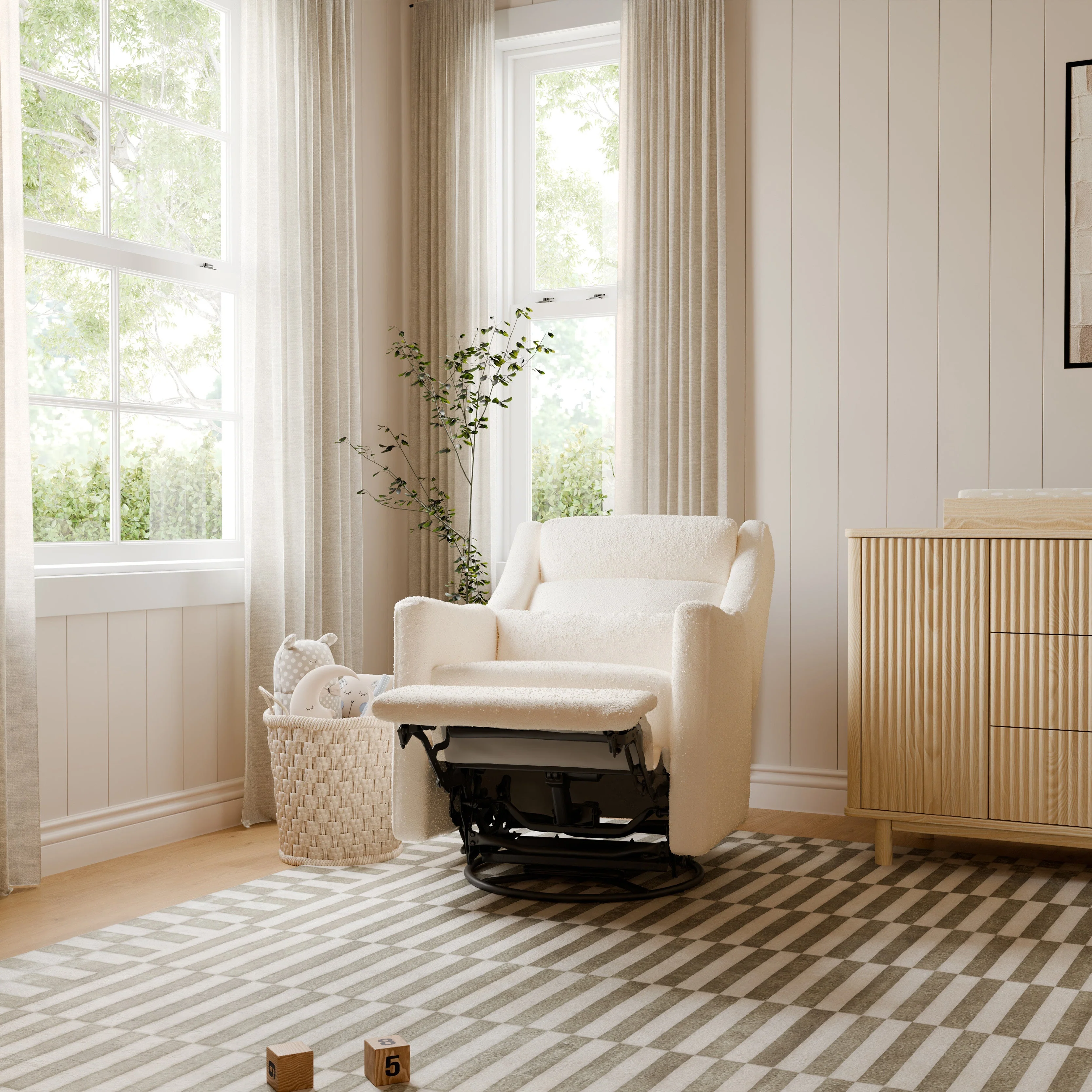 Babyletto Kiwi Plus Power Recliner and Swivel Glider with Power Adjustable Headrest and USB Port - Image 26