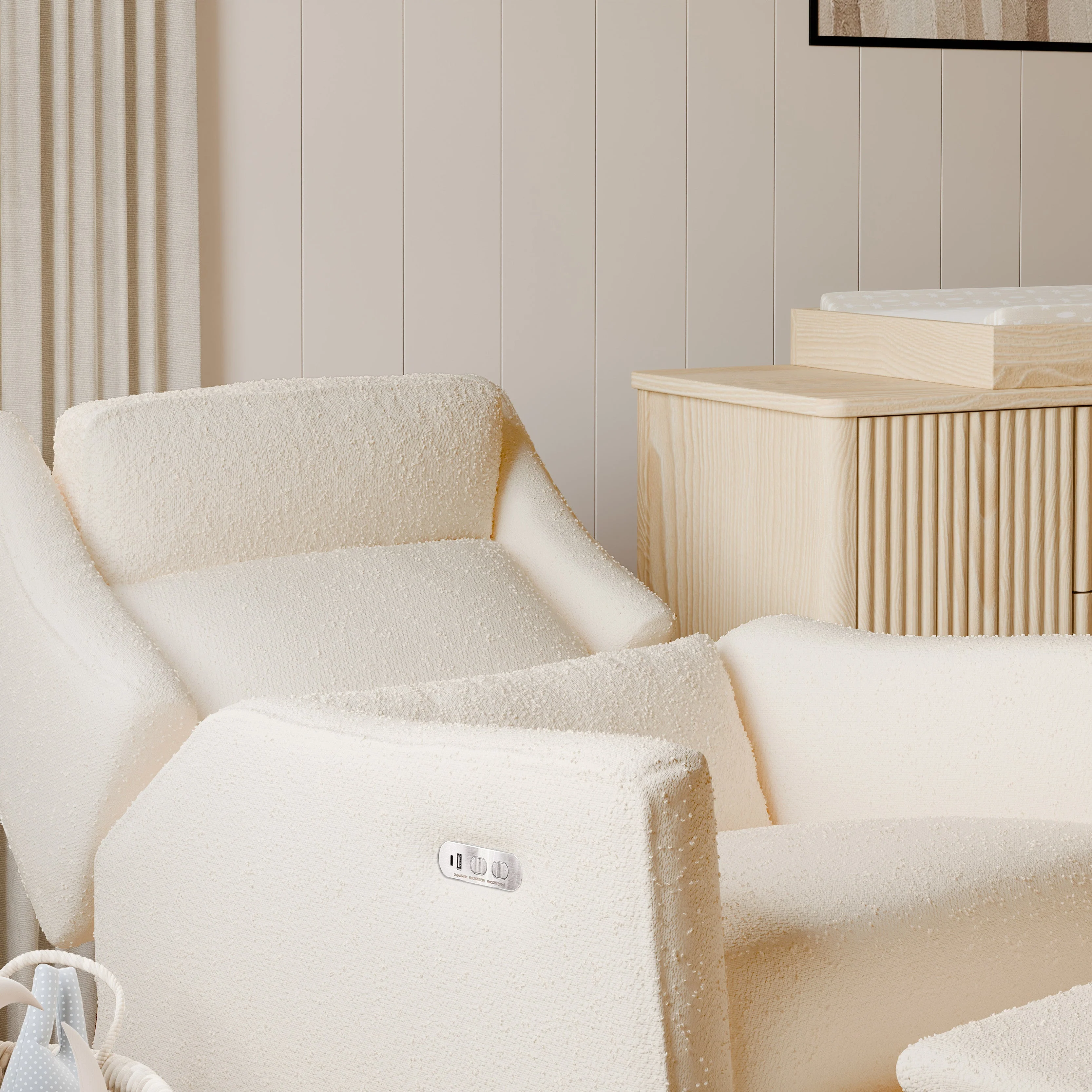 Babyletto Kiwi Plus Power Recliner and Swivel Glider with Power Adjustable Headrest and USB Port - Image 28