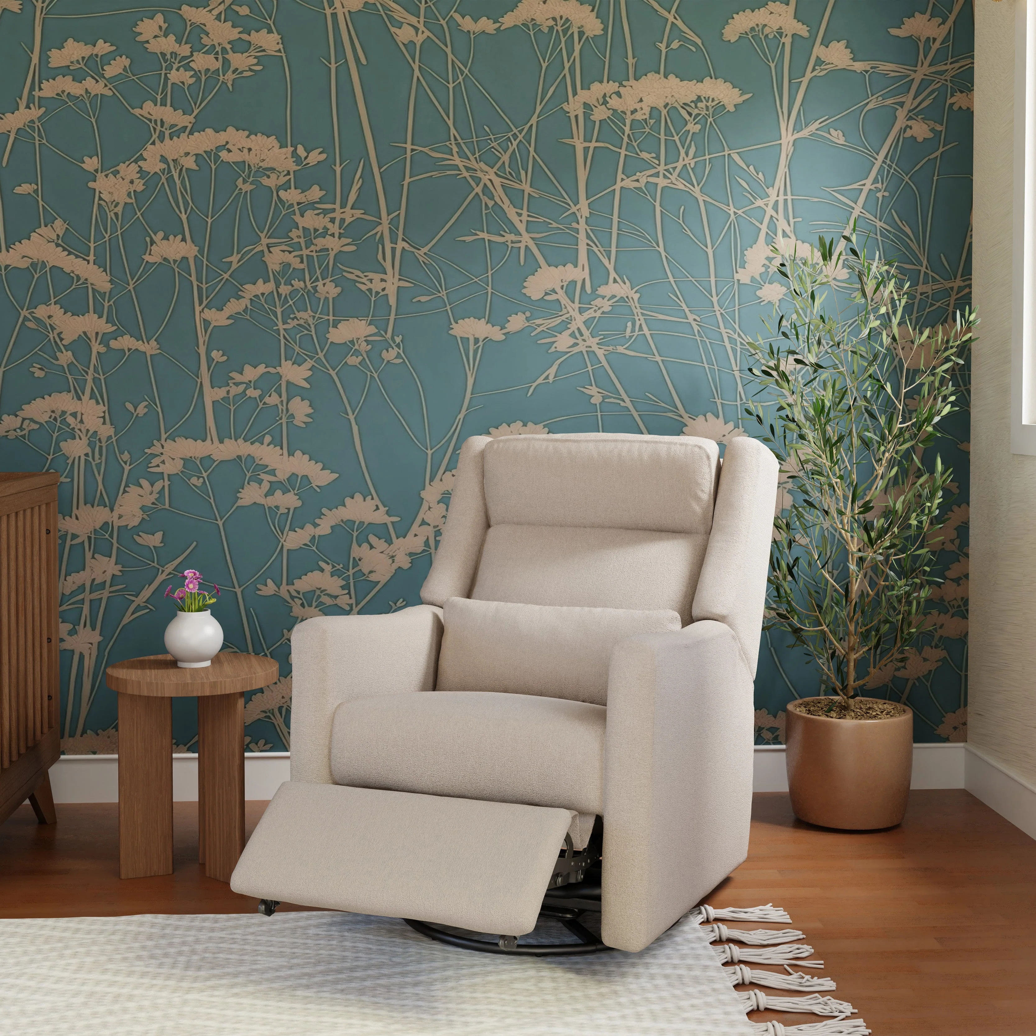 Babyletto Kiwi Plus Power Recliner and Swivel Glider with Power Adjustable Headrest and USB Port - Image 67