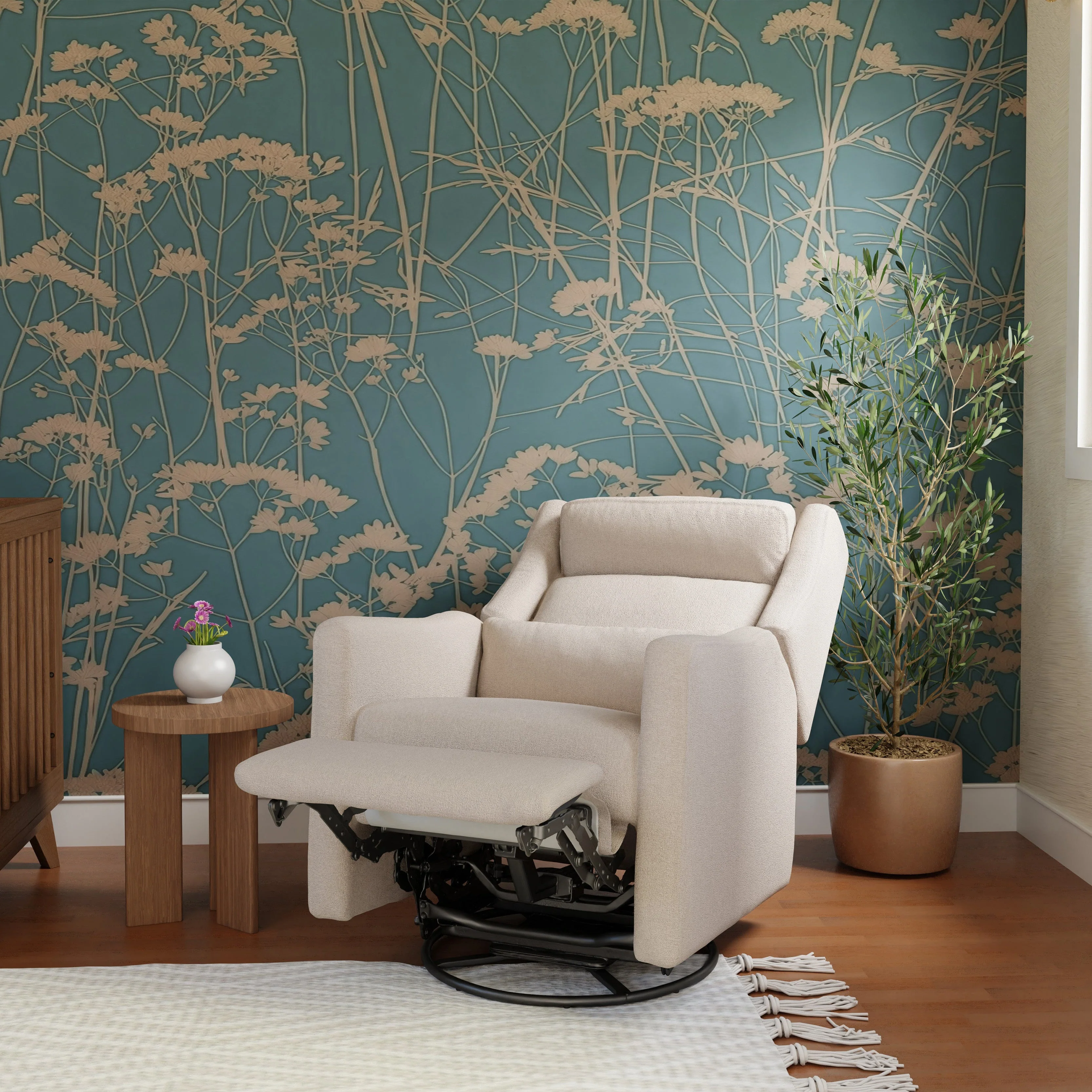 Babyletto Kiwi Plus Power Recliner and Swivel Glider with Power Adjustable Headrest and USB Port - Image 68