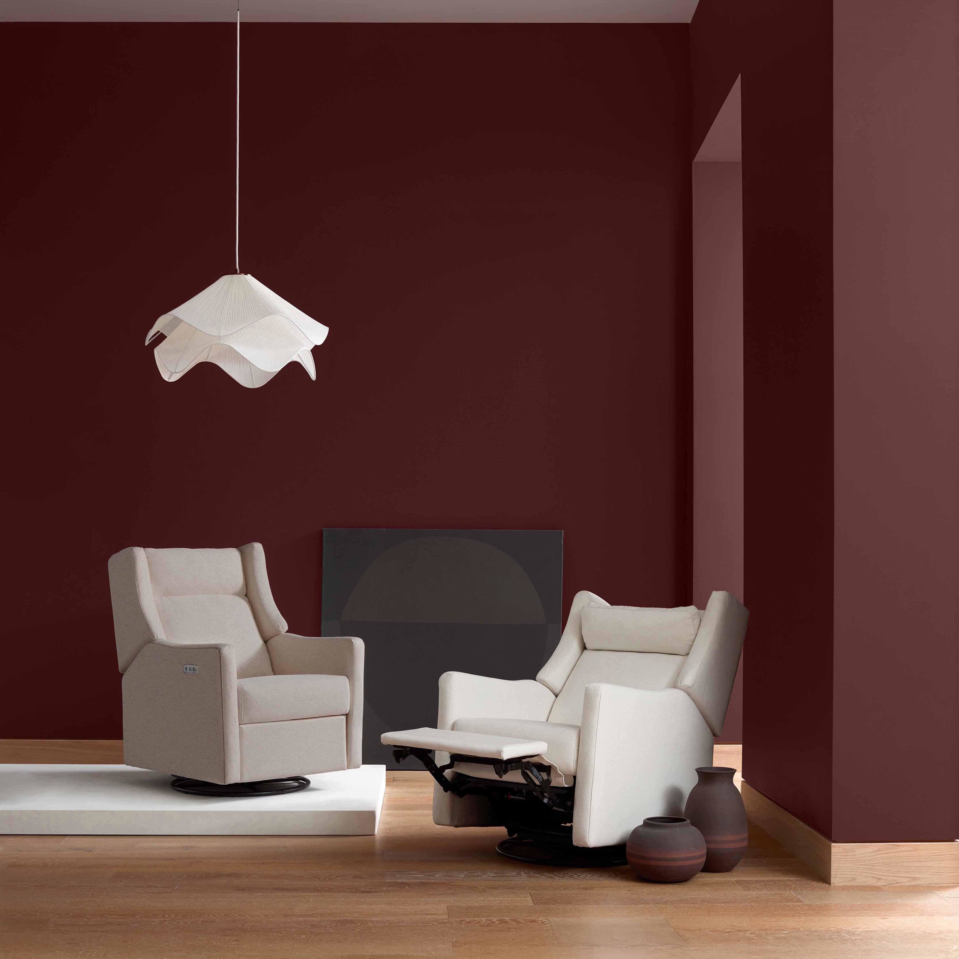 Babyletto Kiwi Plus Power Recliner and Swivel Glider with Power Adjustable Headrest and USB Port - Image 73