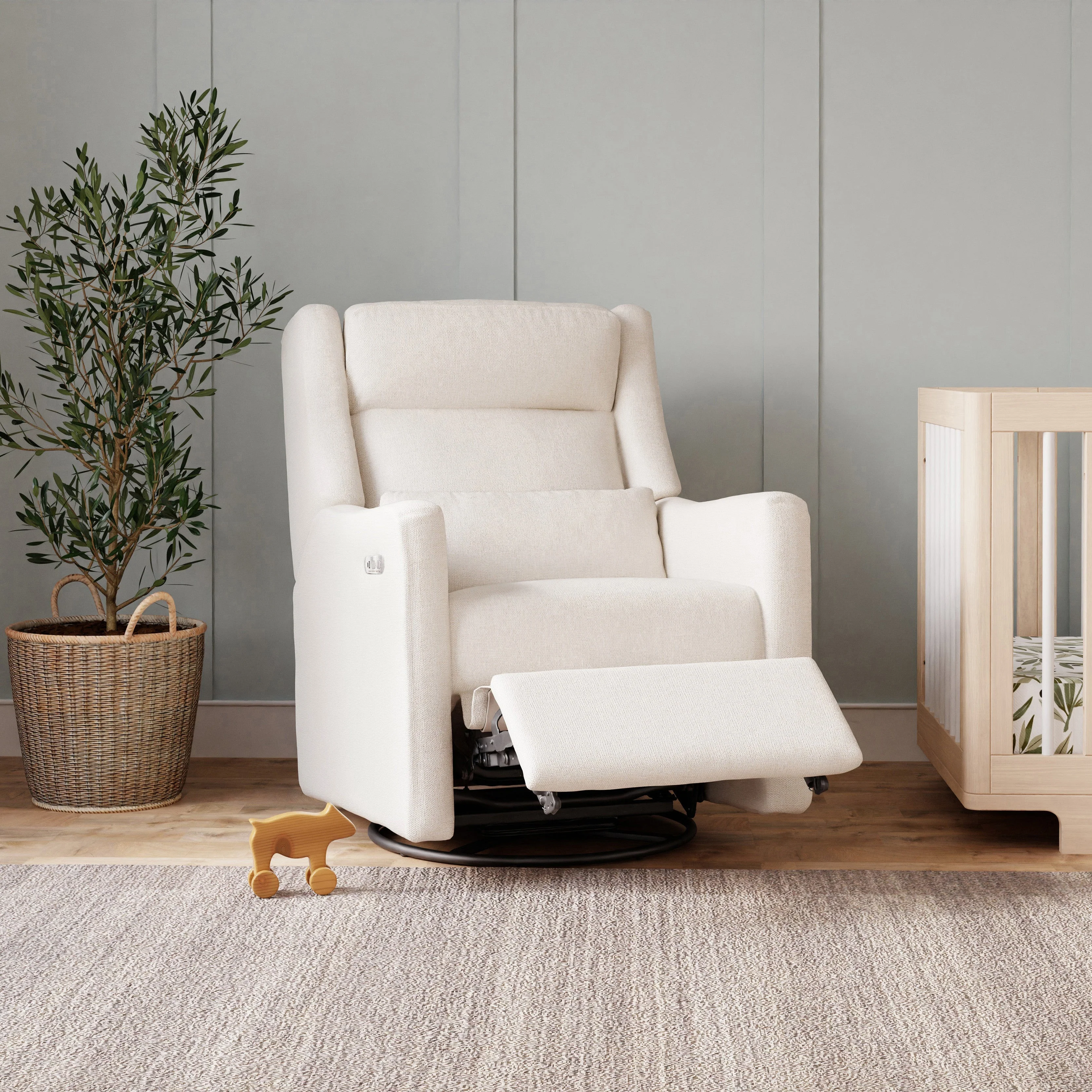 Babyletto Kiwi Plus Power Recliner and Swivel Glider with Power Adjustable Headrest and USB Port - Image 89