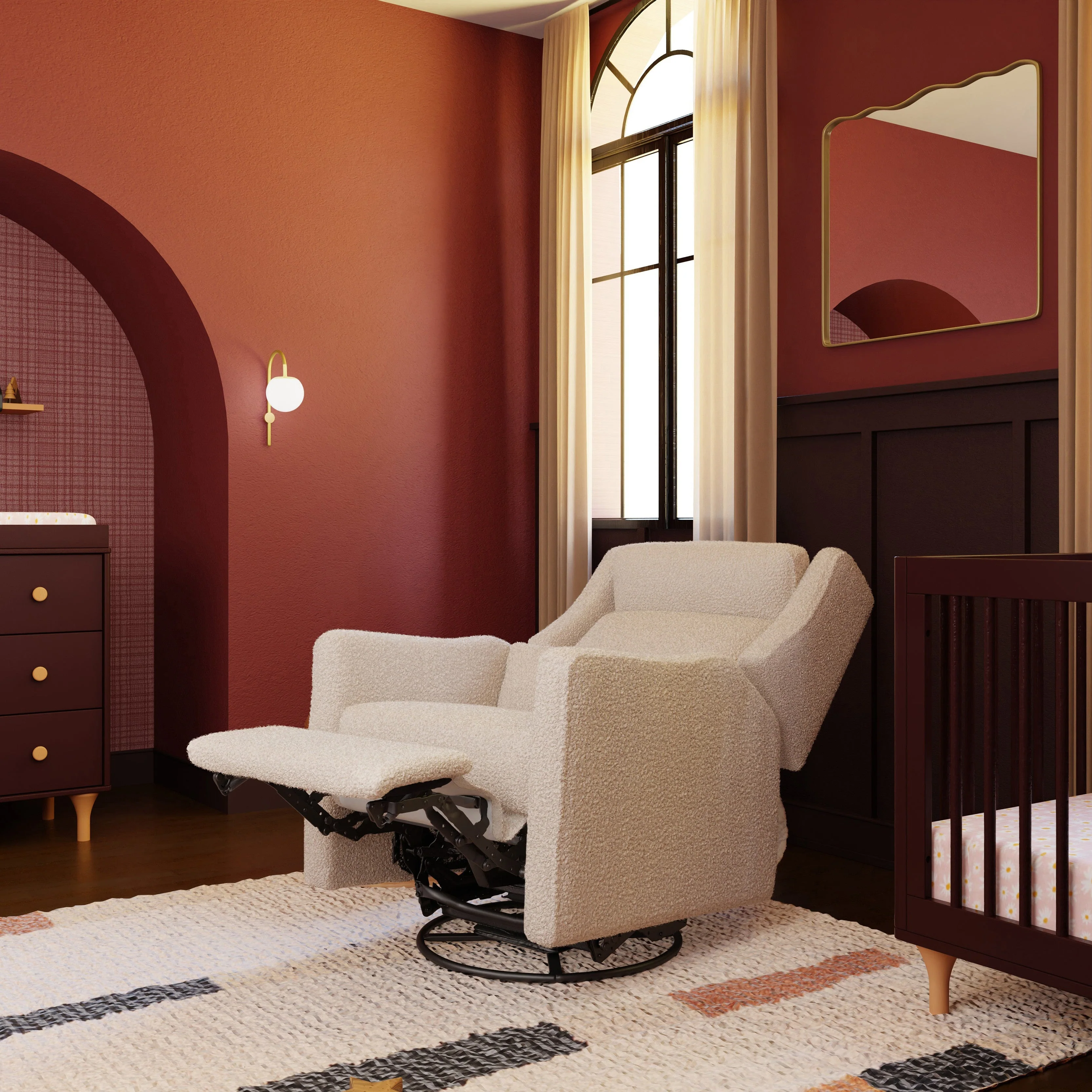 Babyletto Kiwi Plus Power Recliner and Swivel Glider with Power Adjustable Headrest and USB Port - Image 9