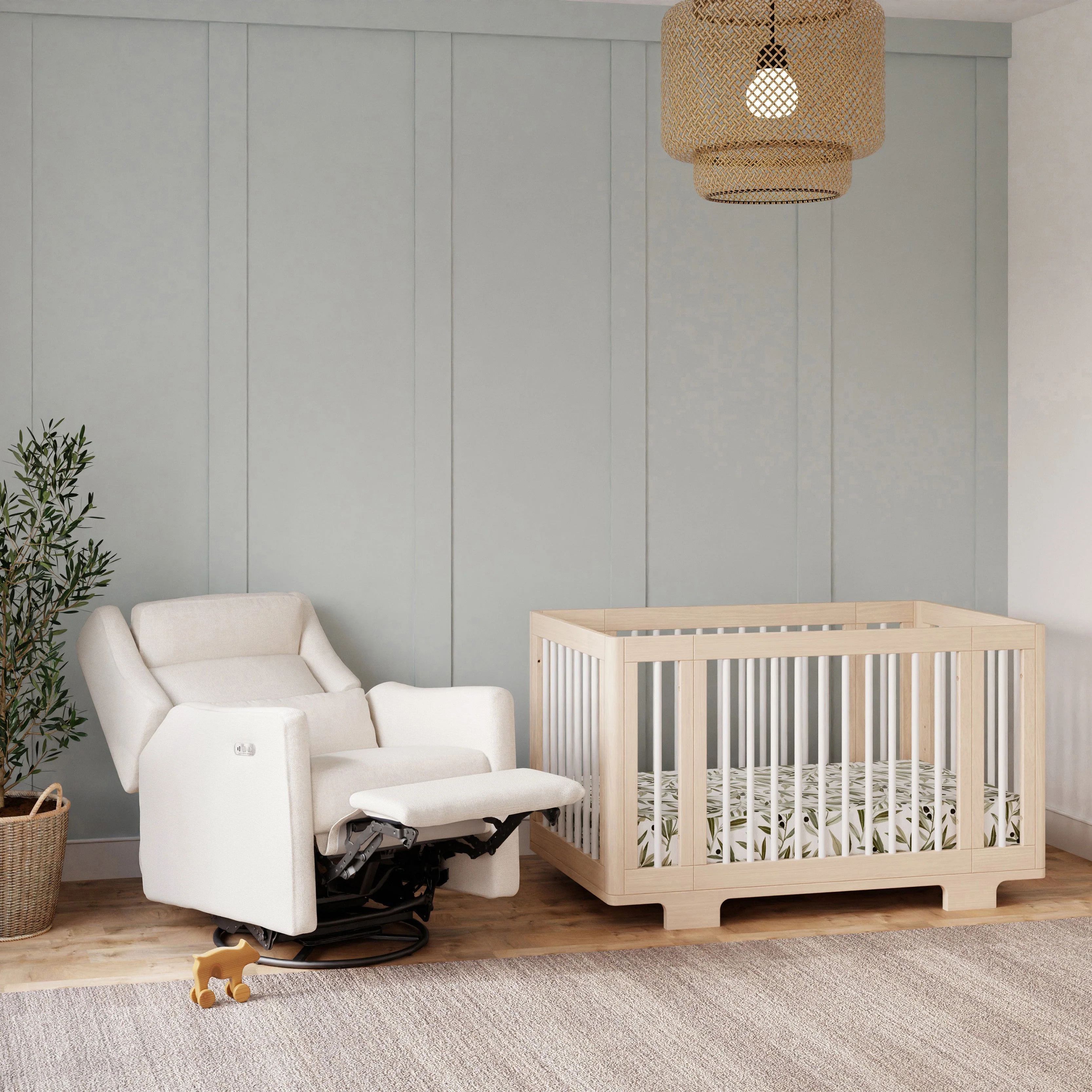 Babyletto Kiwi Plus Power Recliner and Swivel Glider with Power Adjustable Headrest and USB Port - Image 93