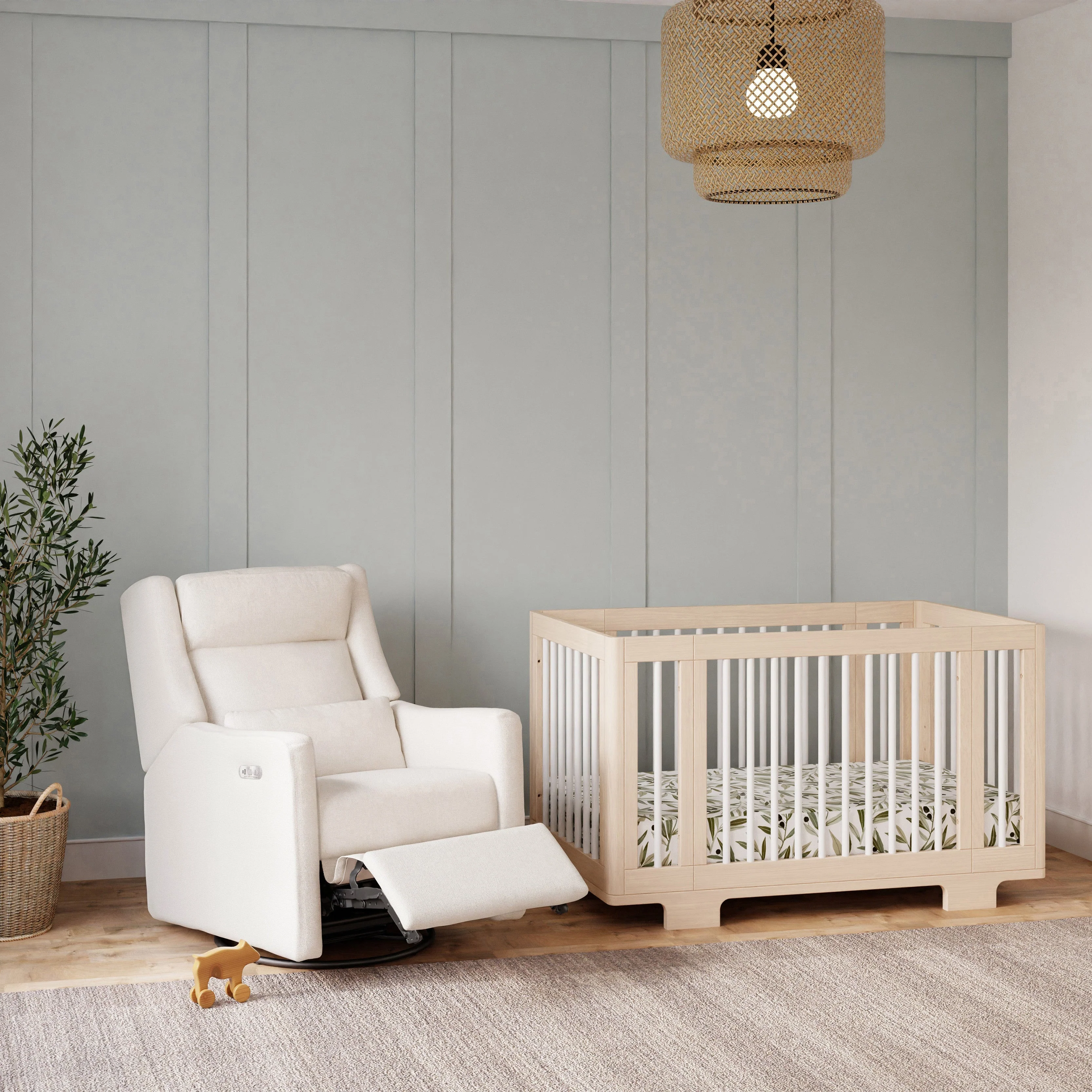 Babyletto Kiwi Plus Power Recliner and Swivel Glider with Power Adjustable Headrest and USB Port - Image 94