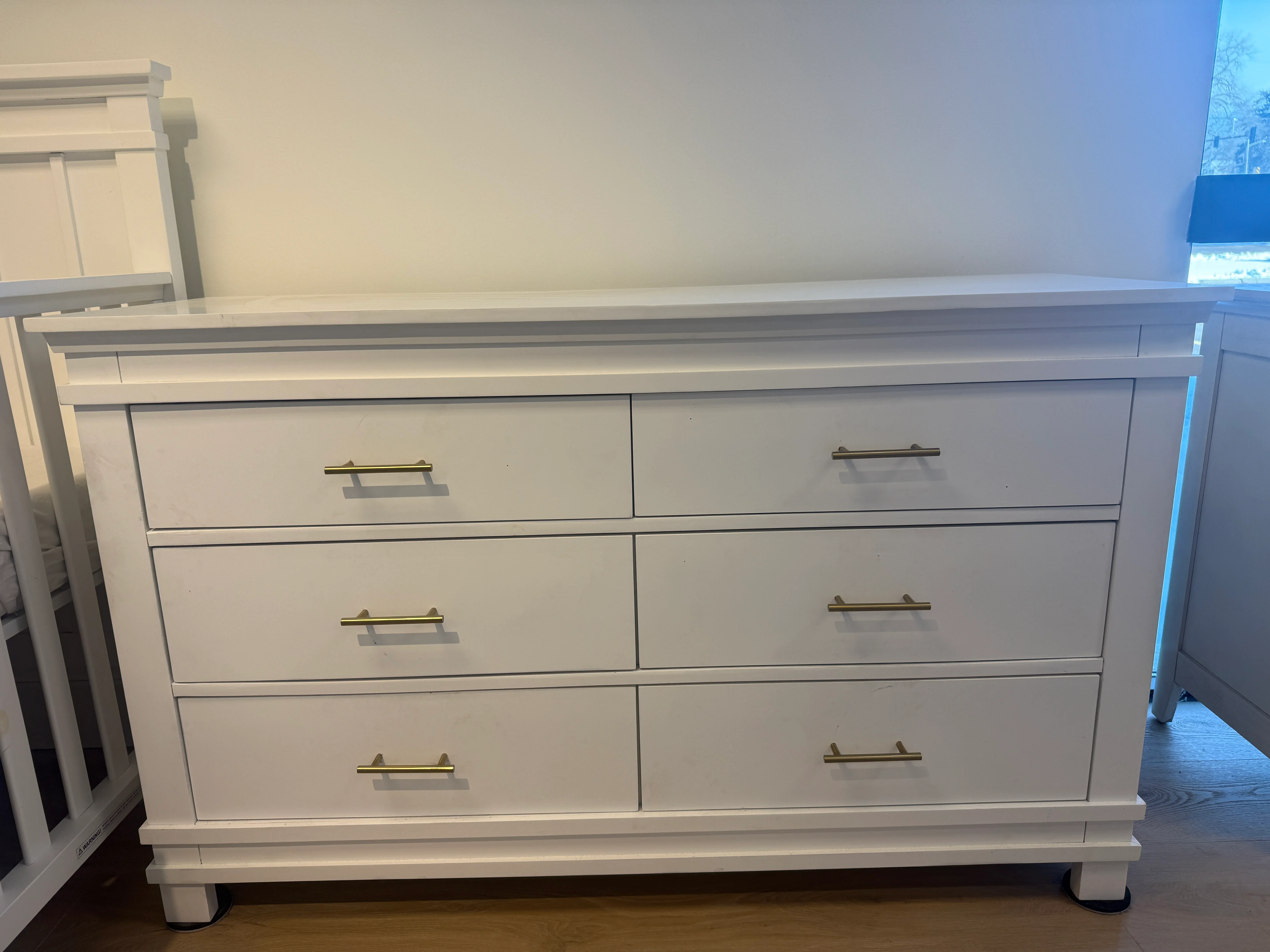 Bella Vita Prato Convertible Crib + Double Dresser + Night Stand | FLOOR MODEL - Image 3