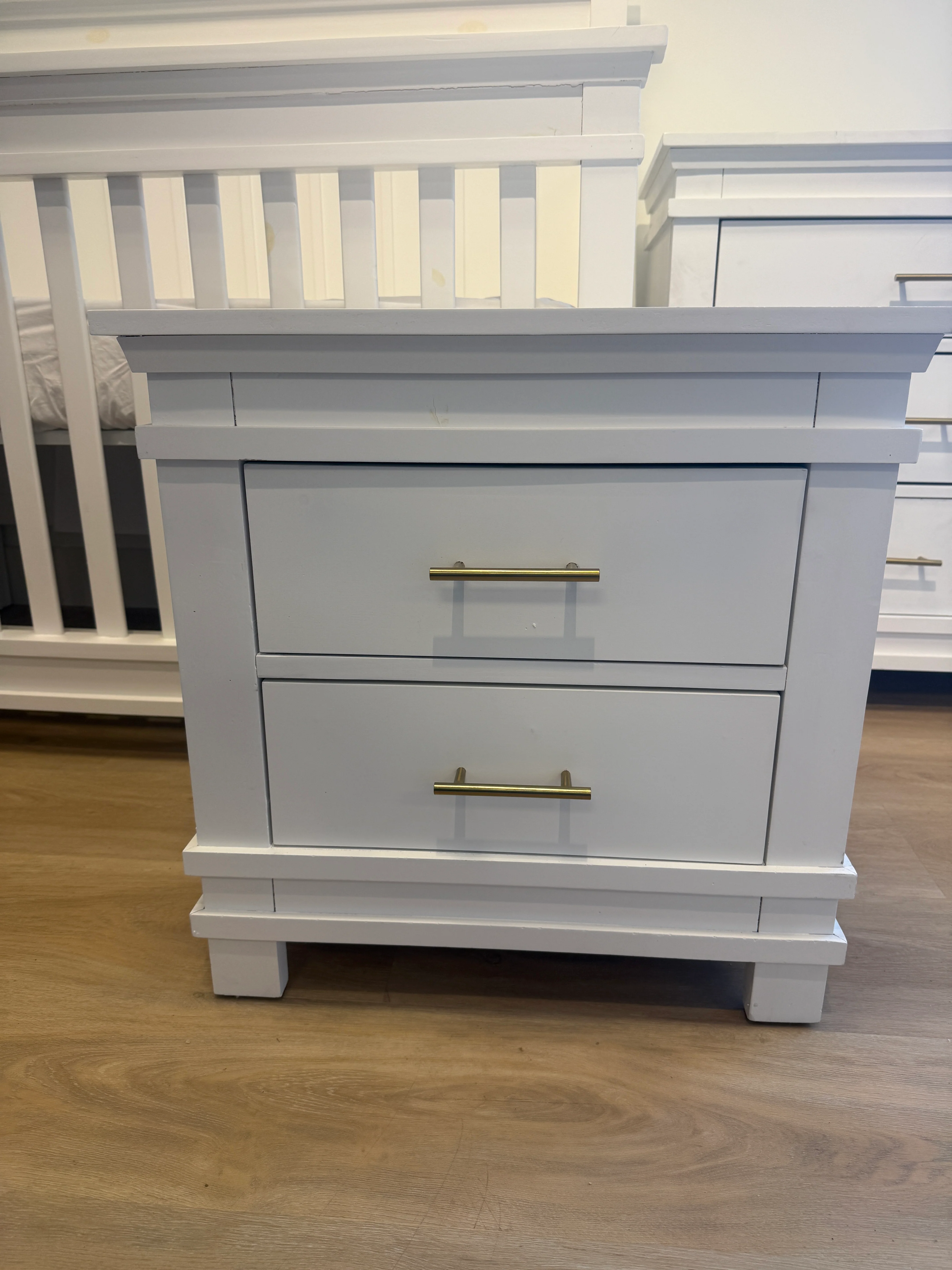 Bella Vita Prato Convertible Crib + Double Dresser + Night Stand | FLOOR MODEL - Image 4