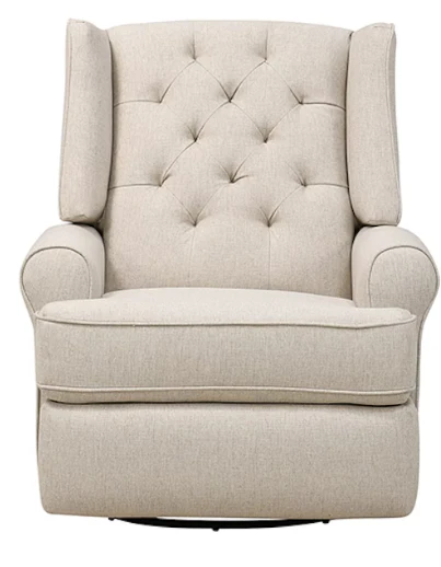 Best Chairs Kendra Tufted Swivel Glider Recliner - Image 11