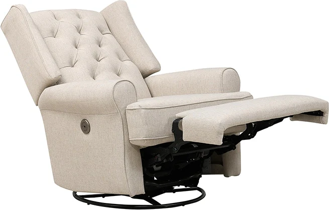 Best Chairs Kendra Tufted Swivel Glider Recliner - Image 12