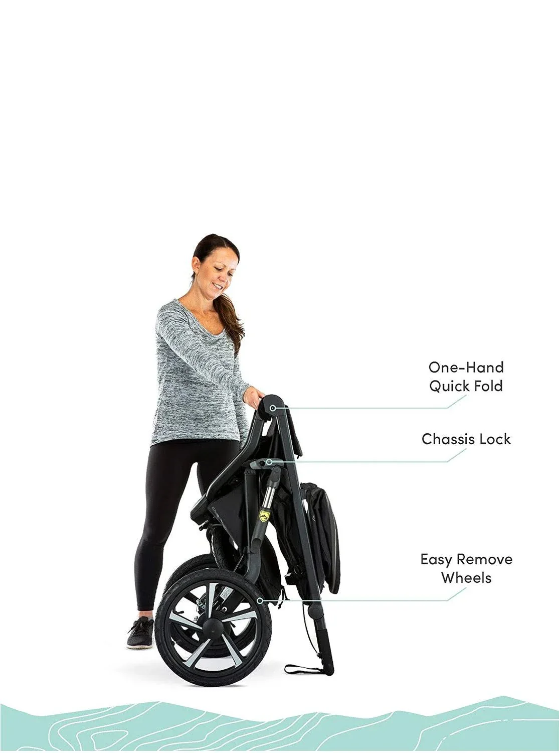 BOB Alterrain Pro Jogging Stroller w/Handbrake - Image 4
