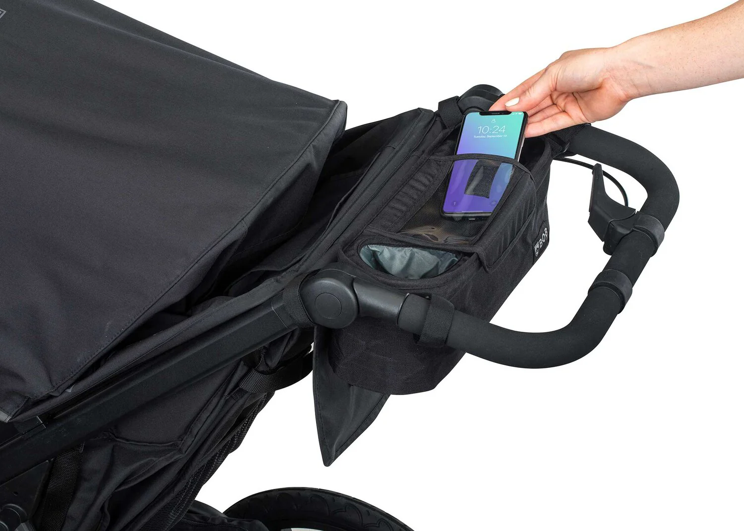 BOB Deluxe Single Handlebar Console with Pump - Image 4