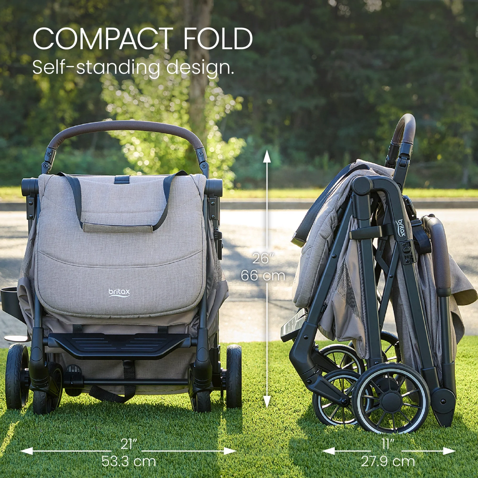 Britax Juniper+ Compact Stroller with One-Hand RapidFold - Image 10