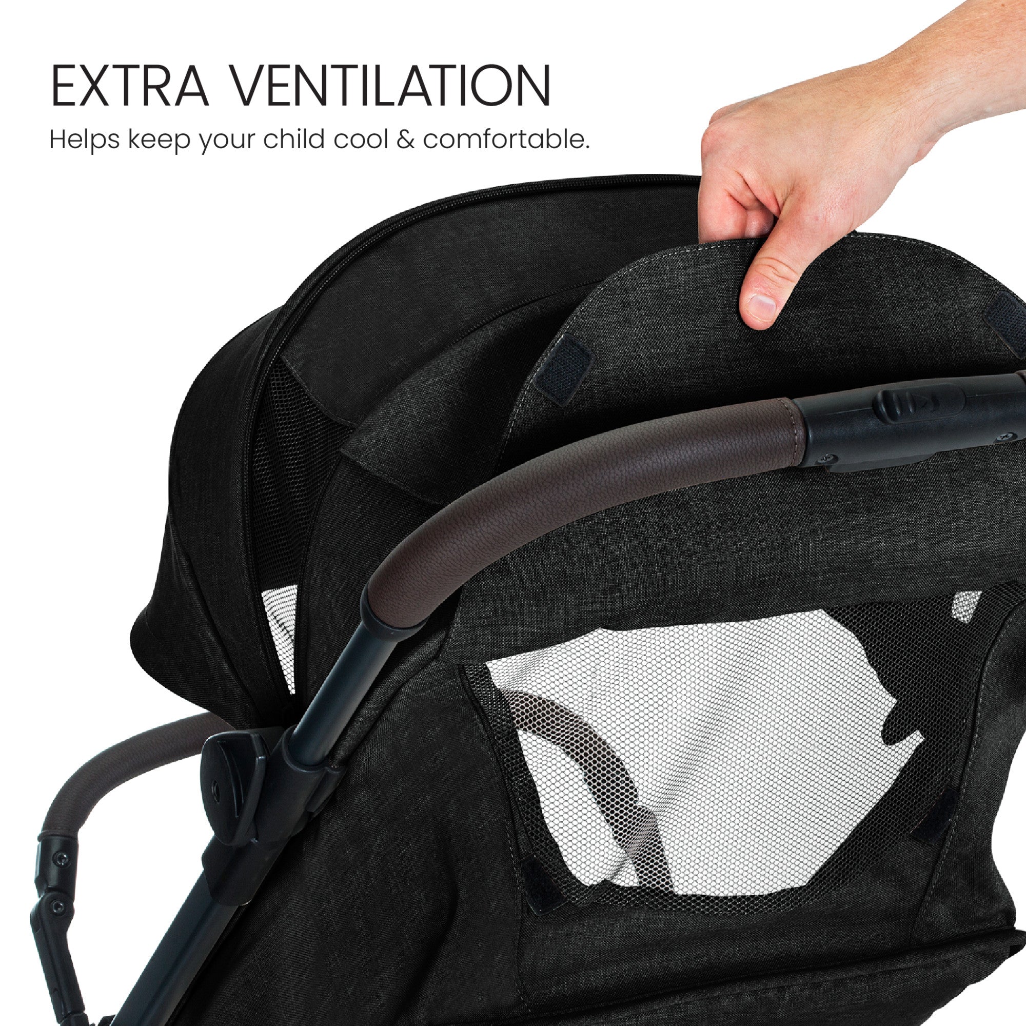 Britax Juniper+ Compact Stroller with One-Hand RapidFold - Image 17