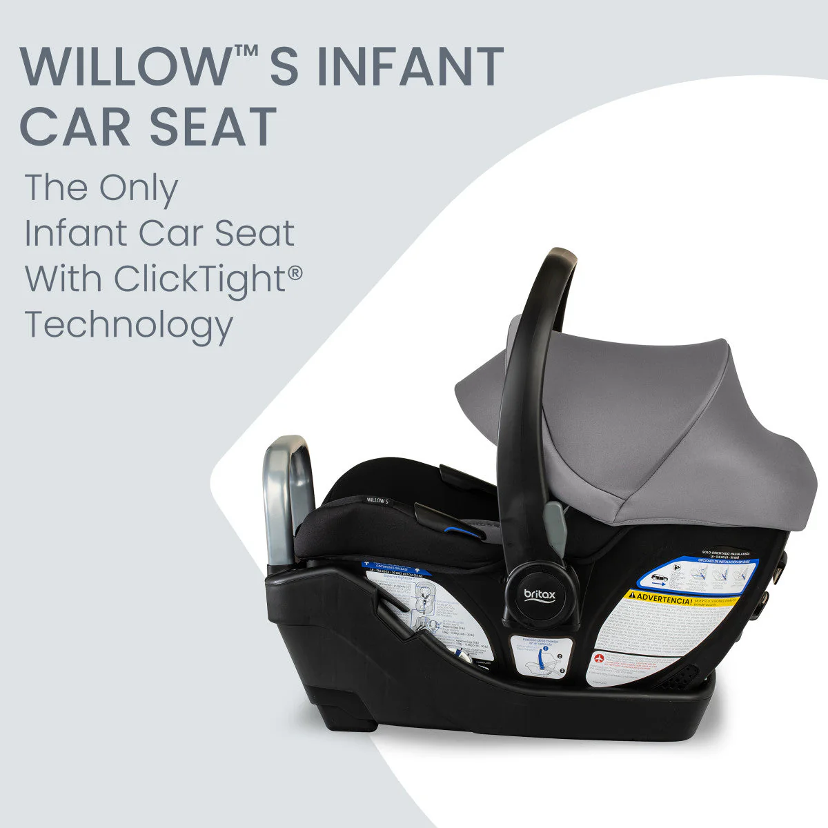 Britax Willow S Infant Car Seat + Alpine Base - Image 5