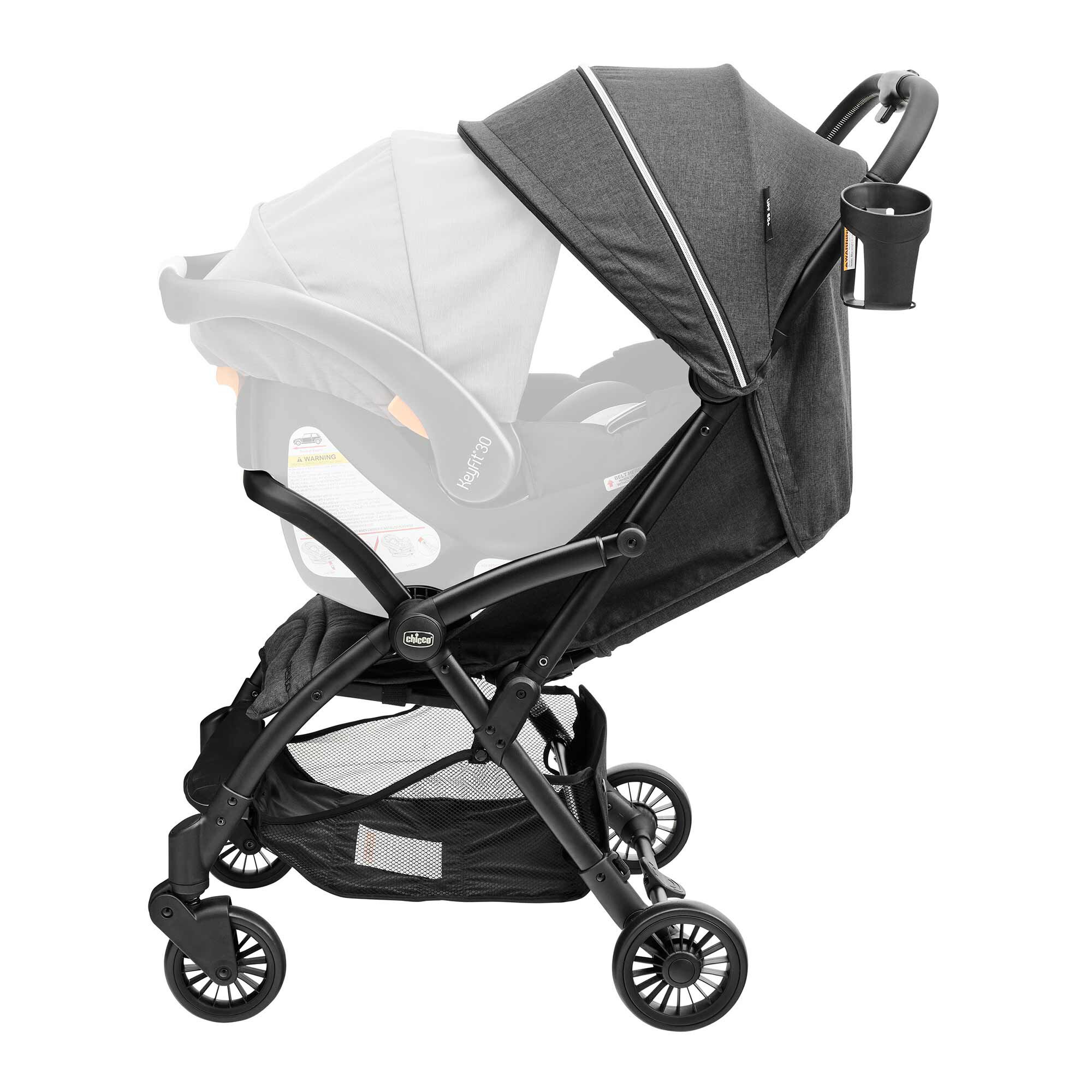 Chicco Presto Self-Folding Compact Stroller - Graphite - Image 5