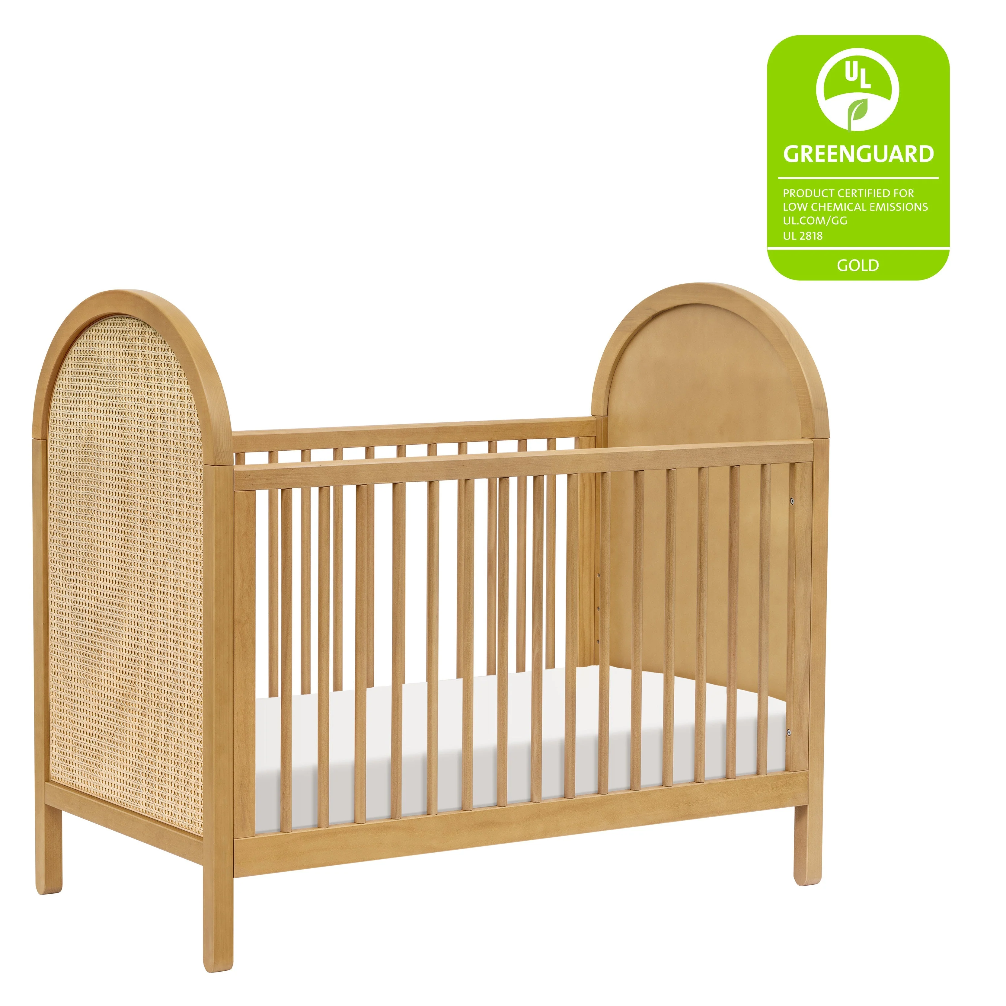 Babyletto Bondi Cane 3-in-1 Convertible Crib with Toddler Bed Conversion Kit - Image 12