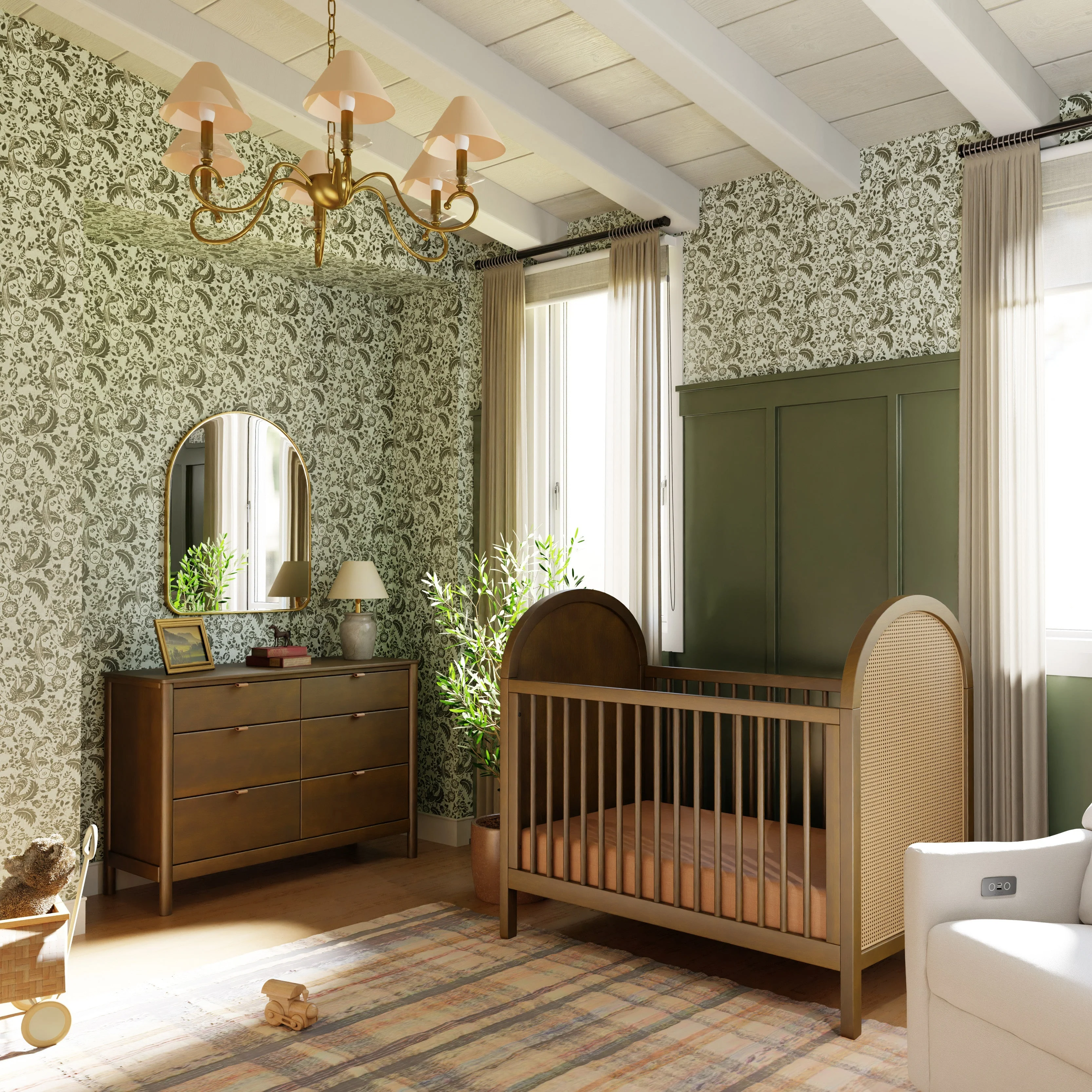 Babyletto Bondi Cane 3-in-1 Convertible Crib with Toddler Bed Conversion Kit - Image 20