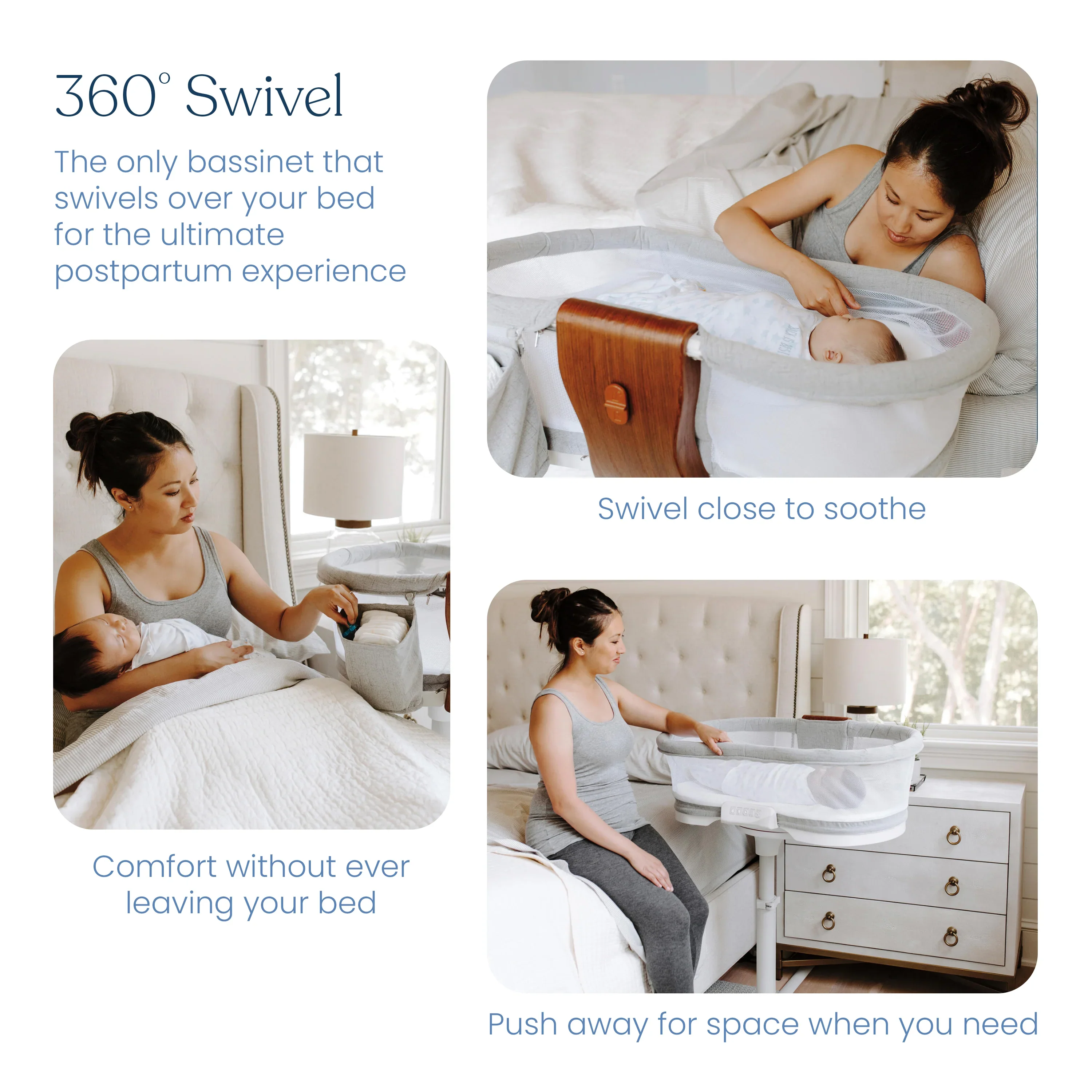 HALO BassiNest Swivel Sleeper Luxe Series - Image 3