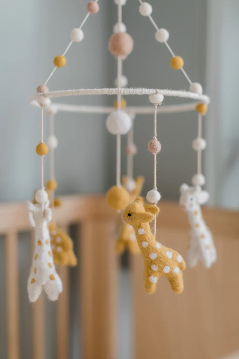 Petit Pehr Mobile Gentle Giraffe - Image 3