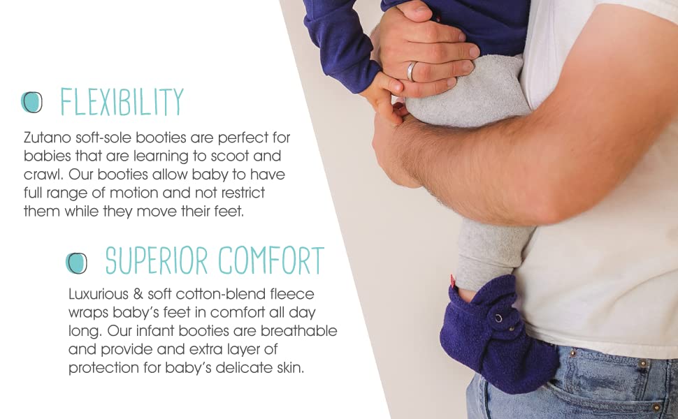 Zutano Cozie Fleece Booties - Image 5