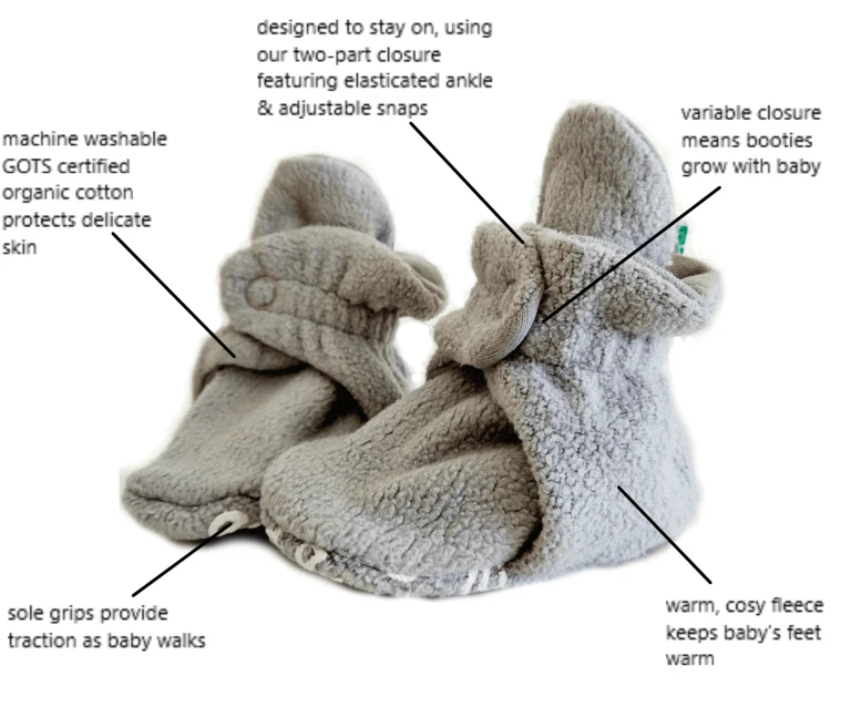 Zutano Cozie Fleece Booties - Image 7