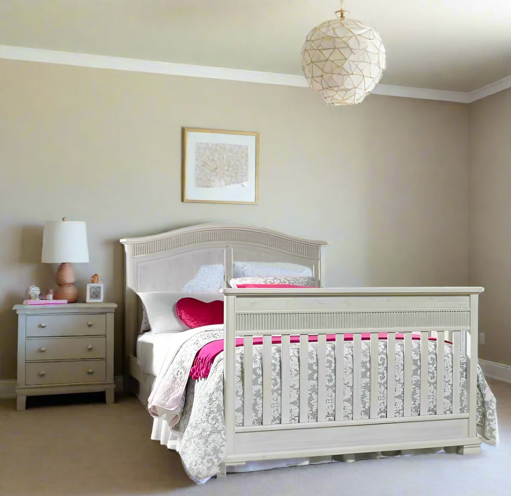 Dolce Babi Florenza Nursery Set - Crib & Dresser with Toddler Rail, Bed Rail and Changer Top - Image 8