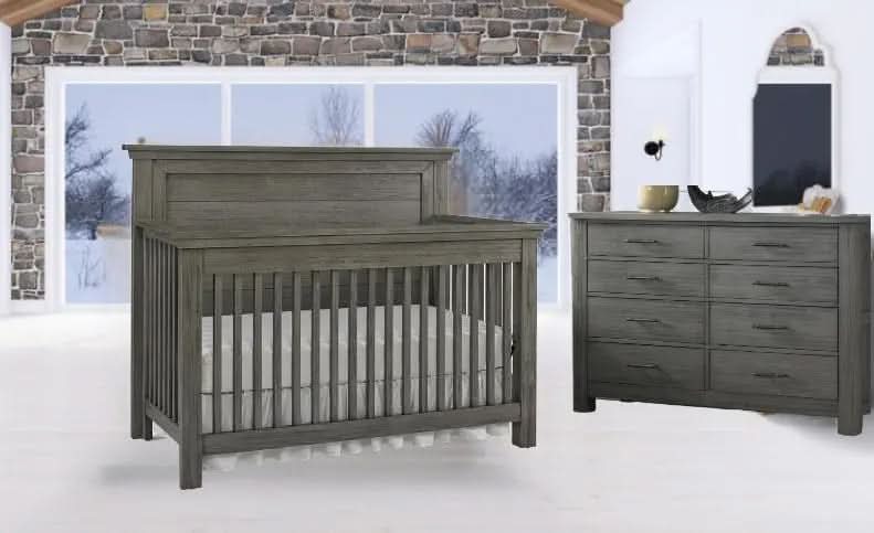 Dolce Babi  Lucca Crib and Dresser Bundle 5 piece Set - In Stock - Image 6