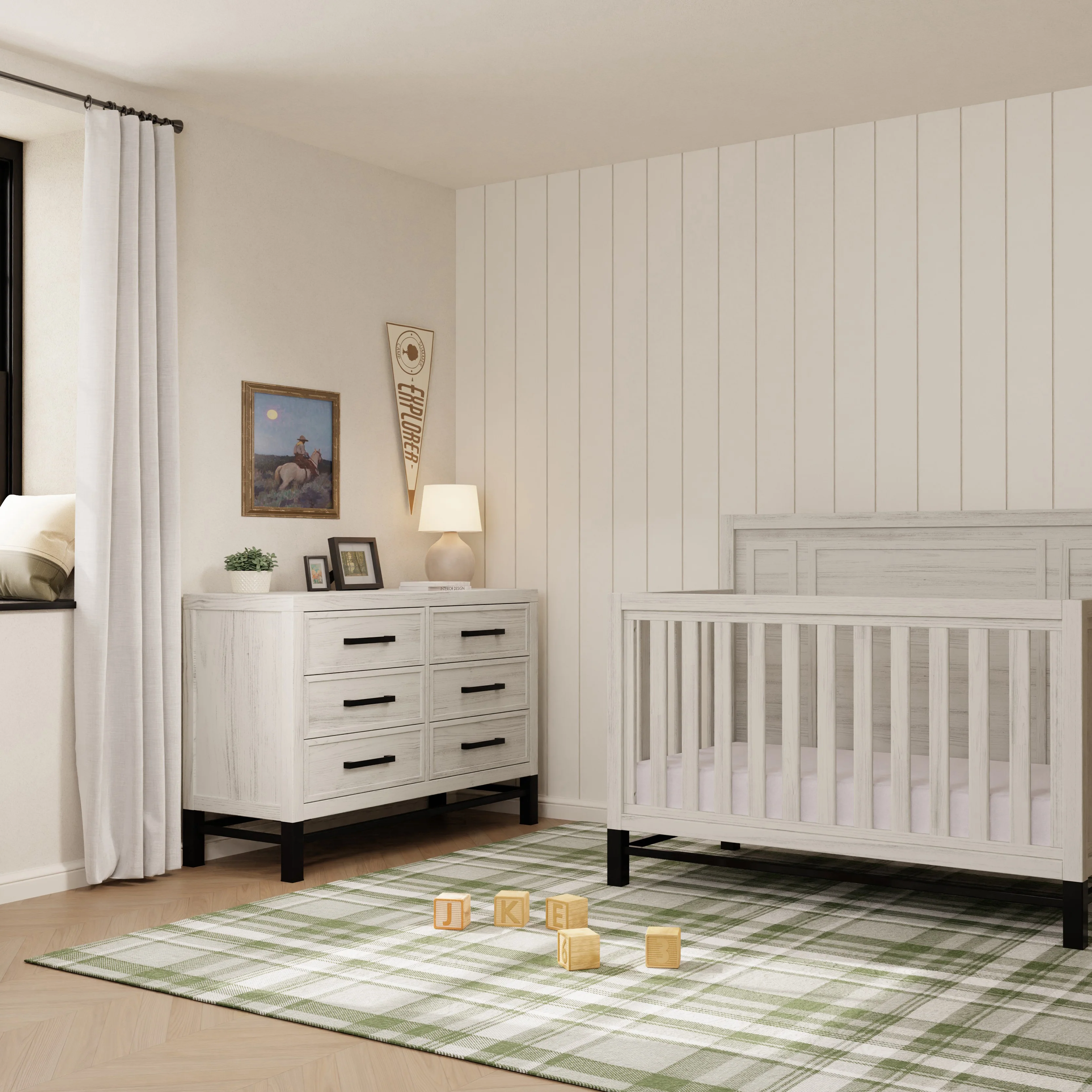 Monogram by Namesake Newbern Collection - Crib and Dresser - Image 7