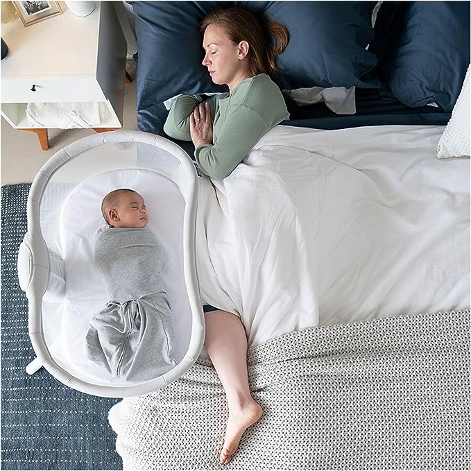 HALO BassiNest Swivel Sleeper 3.0 Solid Grey - Image 9