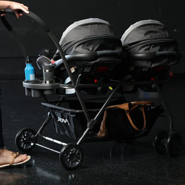 Joovy Twin Roo +Car Seat Stroller Frame - Image 4