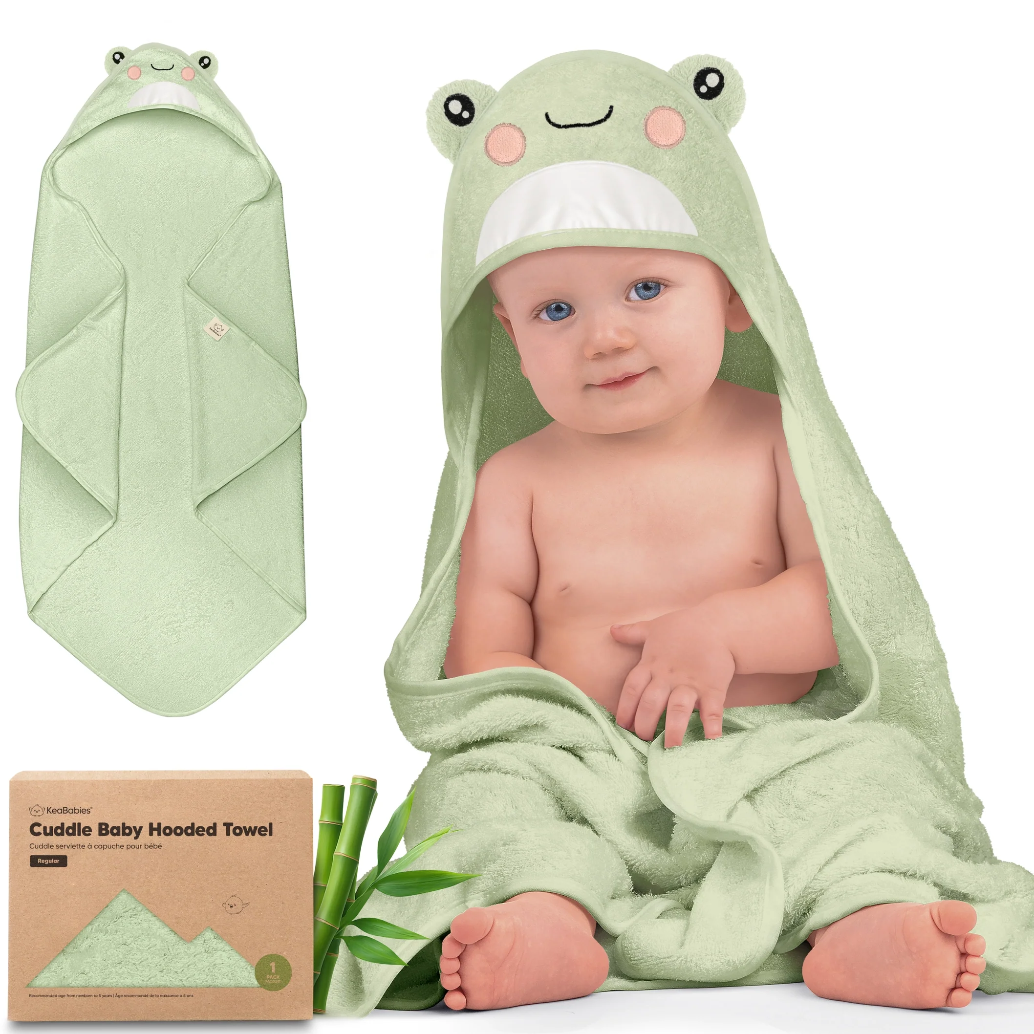 Keababies Cuddle Baby Hooded Towel - Image 7