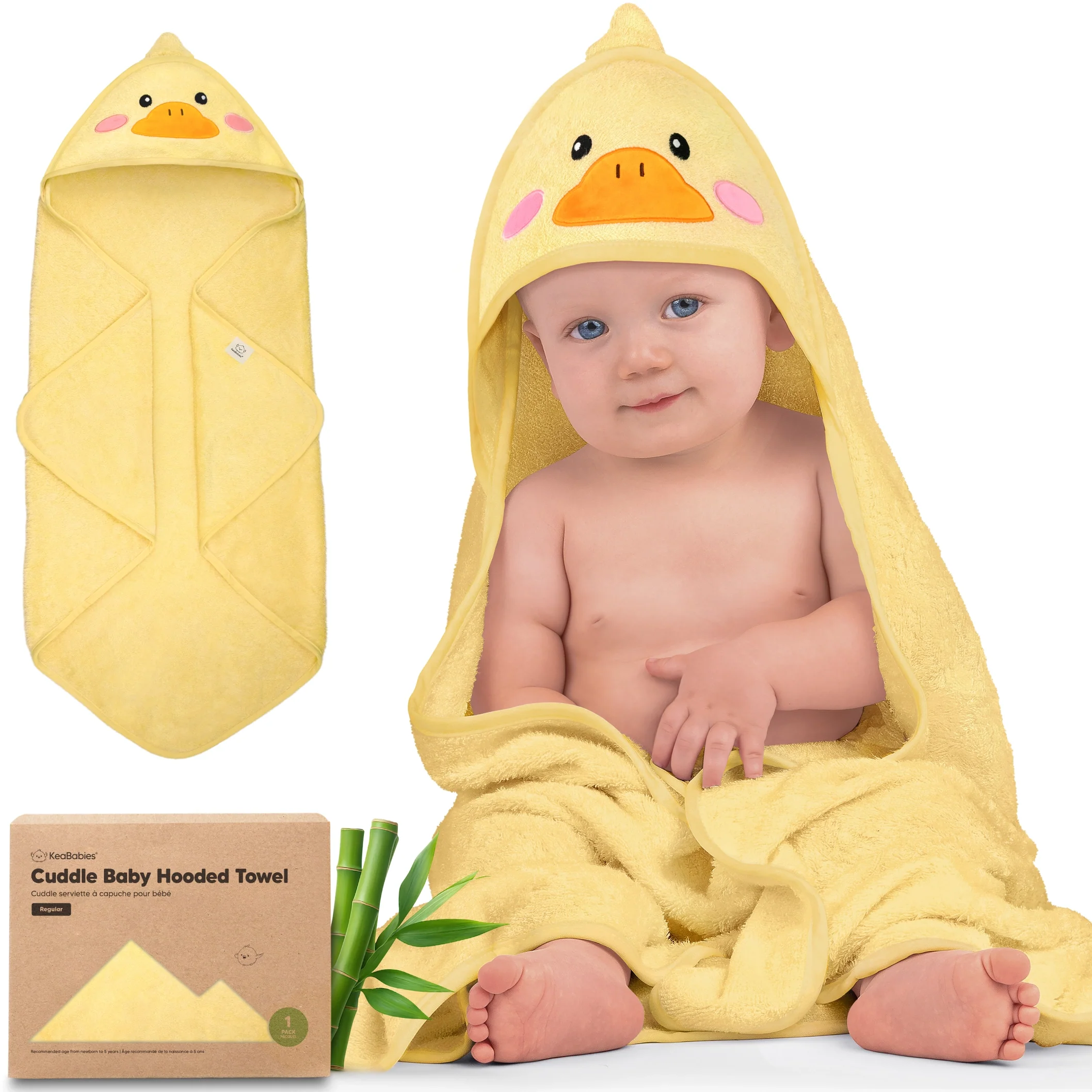 Keababies Cuddle Baby Hooded Towel - Image 8