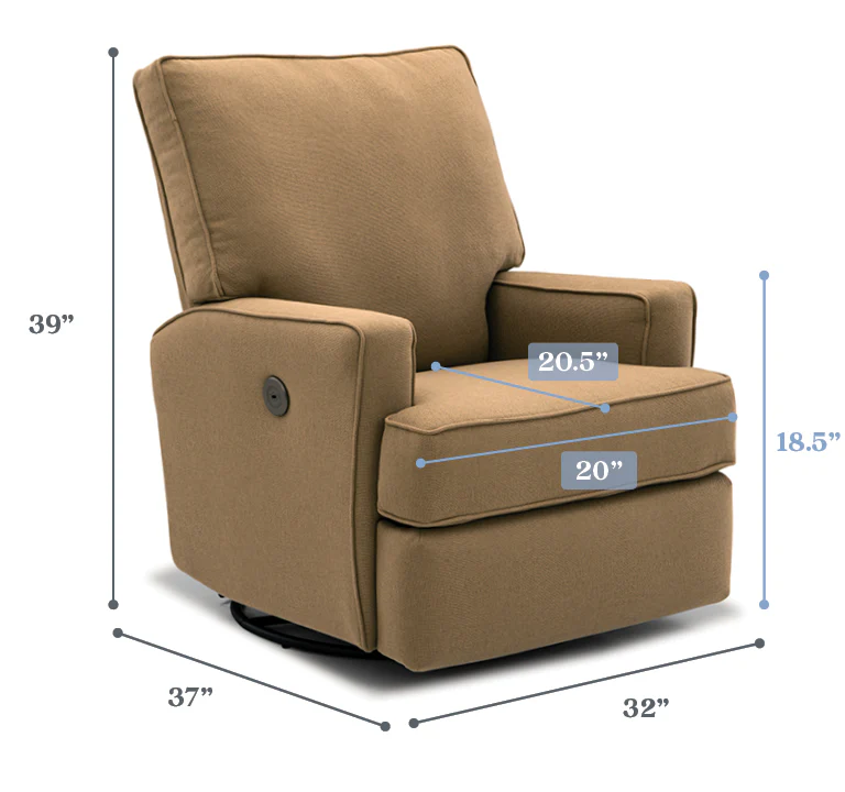 Best Chairs Ellie Swivel Glider Recliner - Image 6