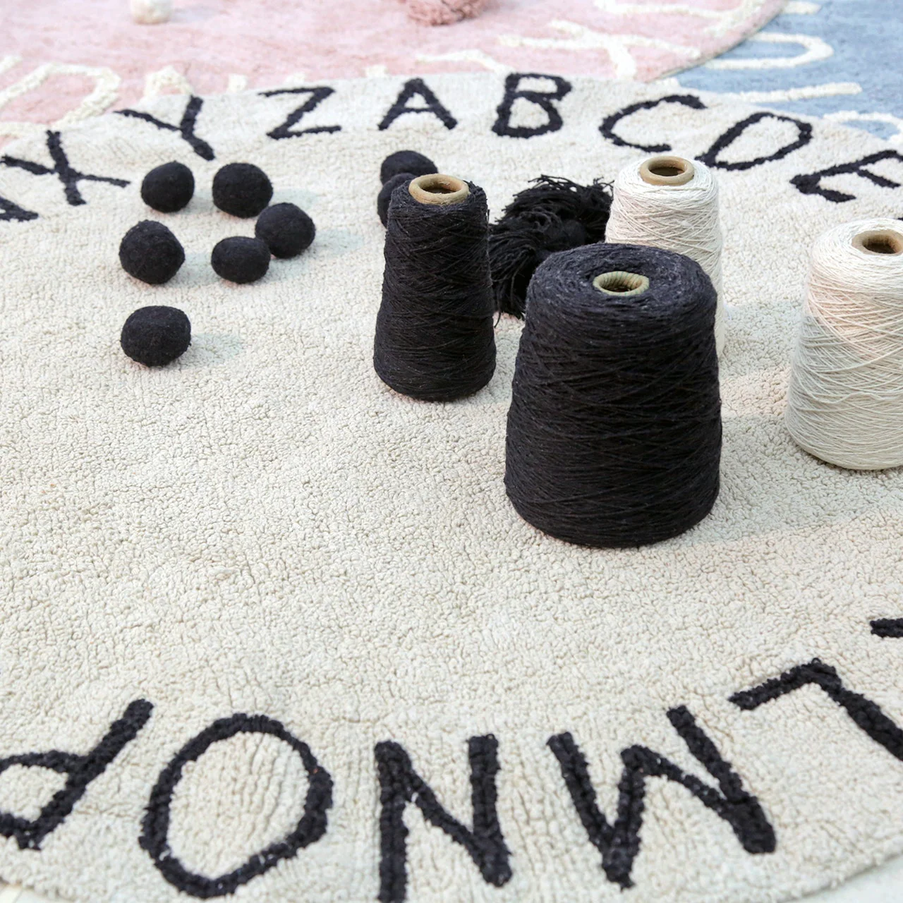 Lorena Canals Round ABC Rug - Image 6