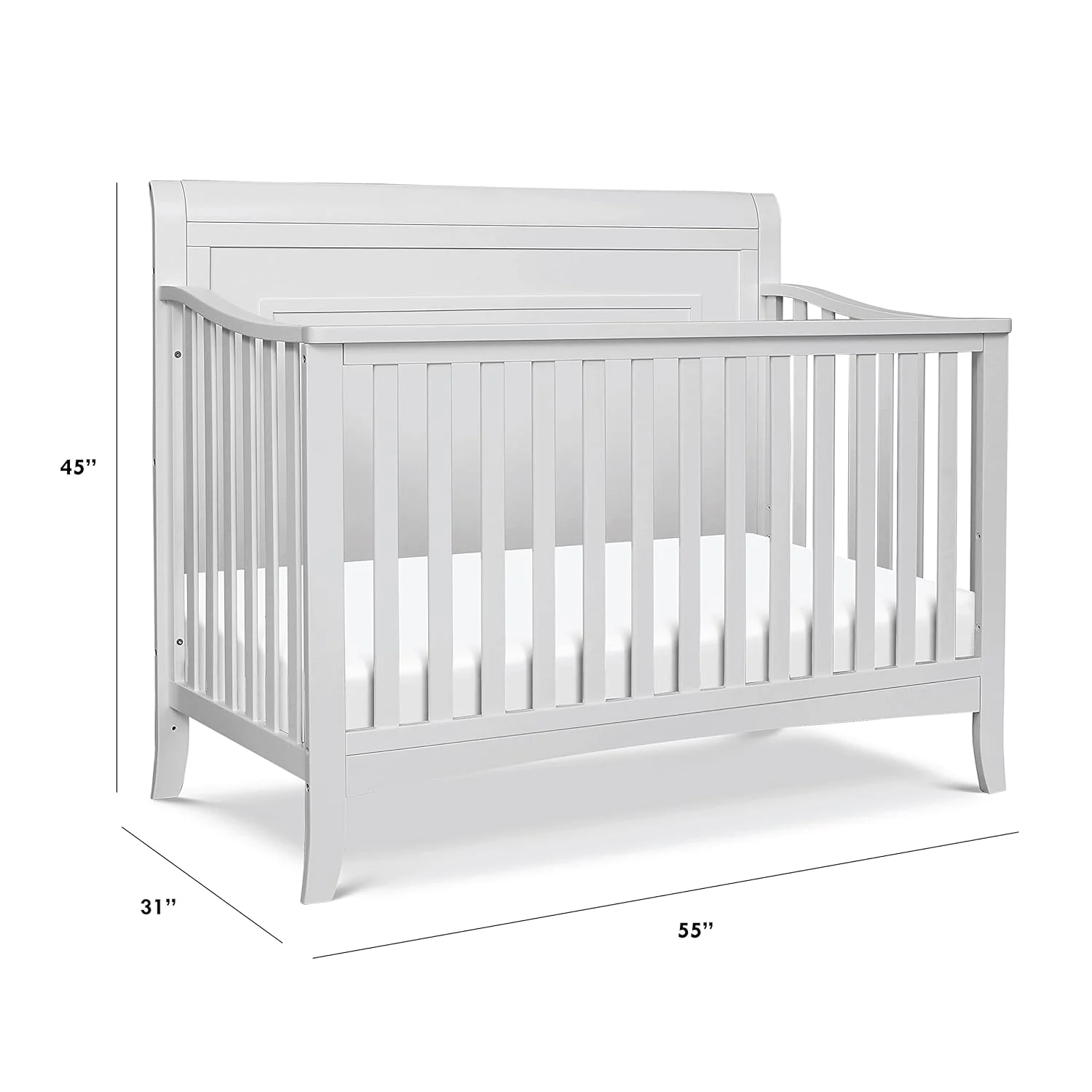 MDB Anders 4-in-1 Convertible Crib in Cloud Grey - In Stock! - Image 5