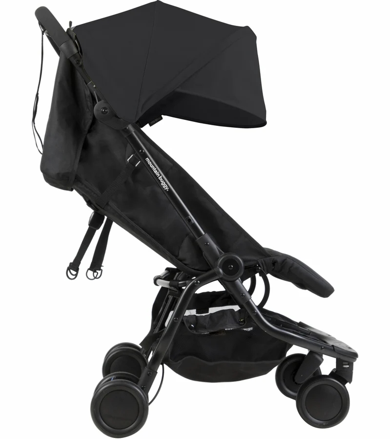 Mountain Buggy Nano Duo Double Stroller Black - Image 3