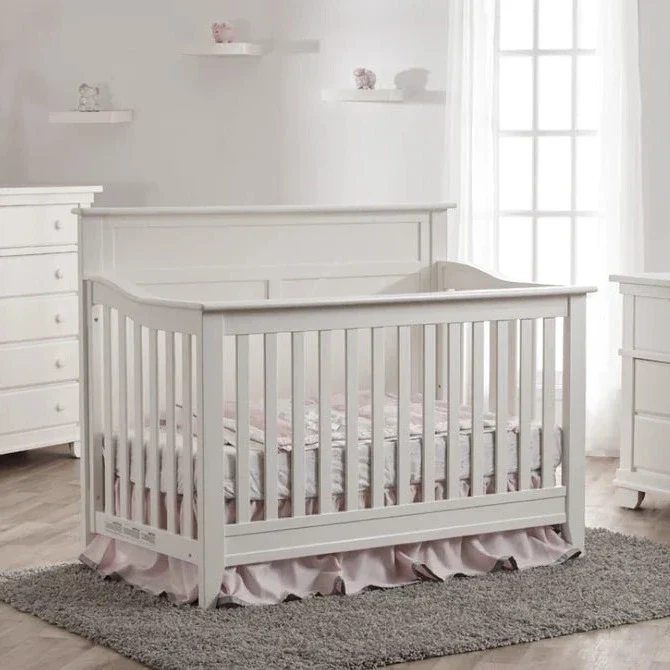 Pali Napoli Curved Top Convertible Crib and Dresser Set - Image 7