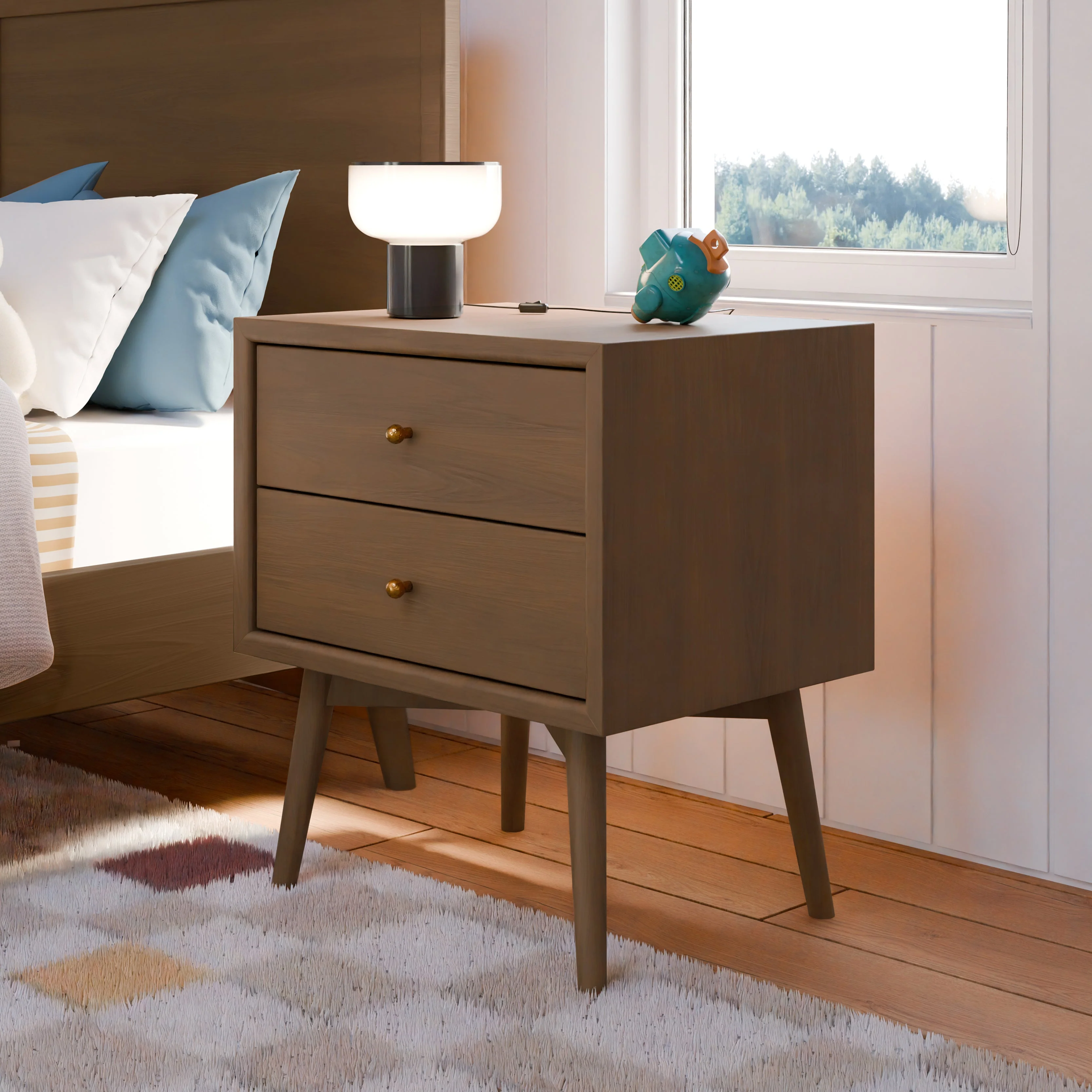 Babyletto Palma Nightstand with USB Port - Image 4