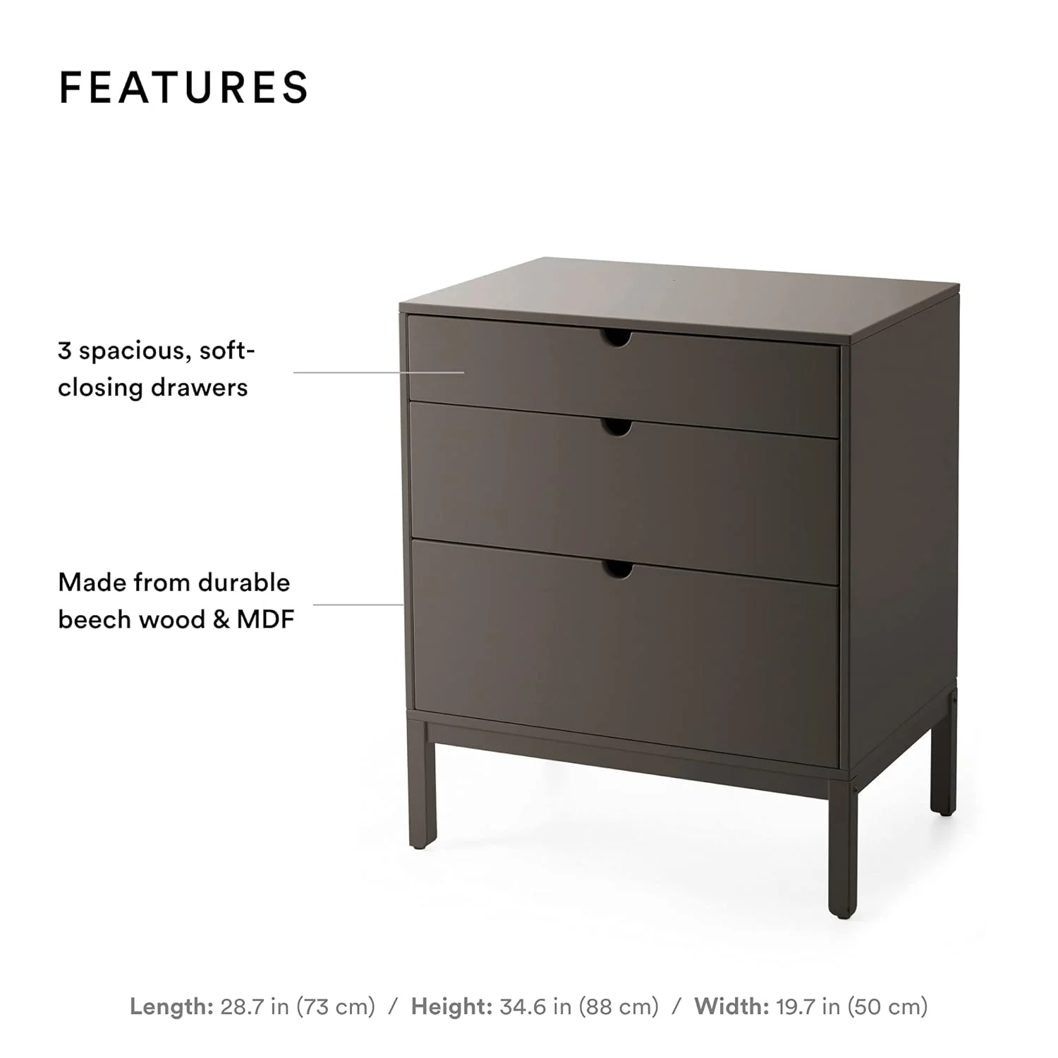 Stokke Home Grey Dresser w/Changer Top - Image 4