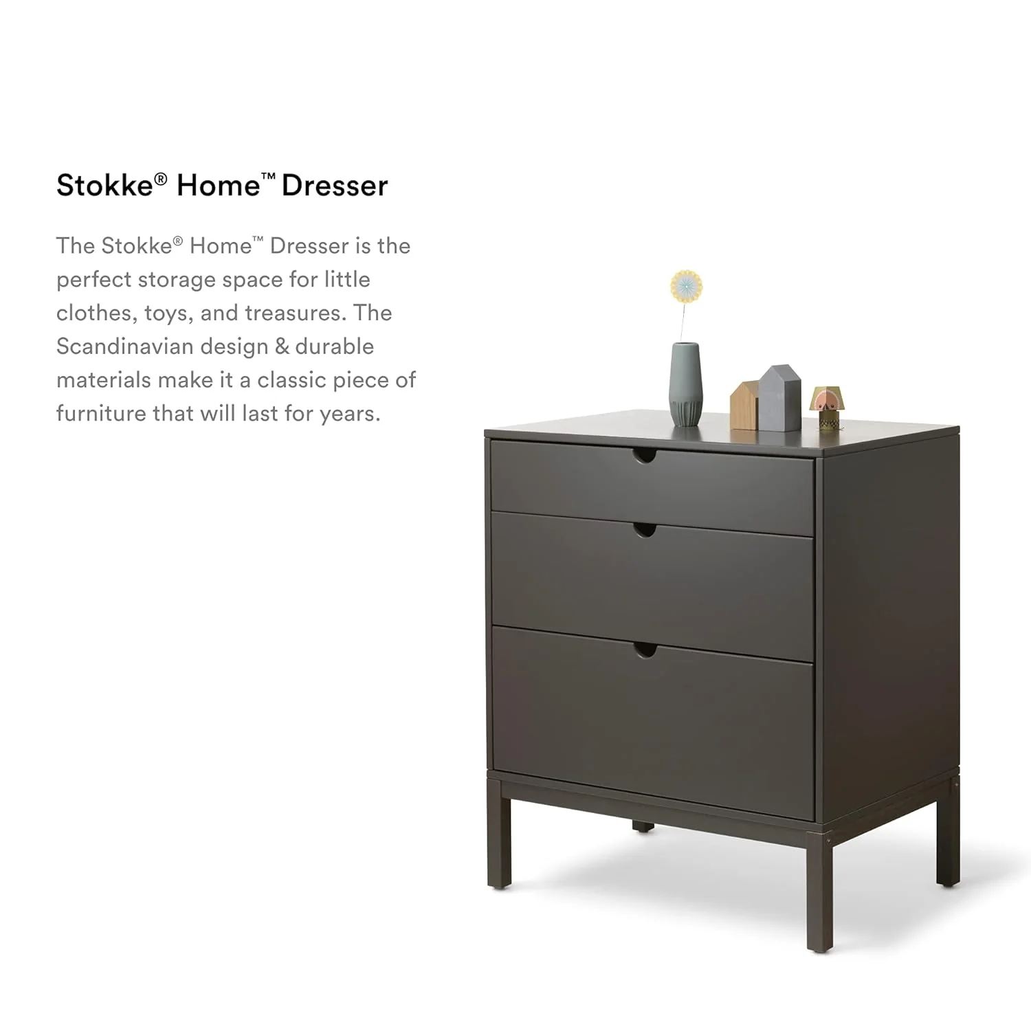 Stokke Home Grey Dresser w/Changer Top - Image 5