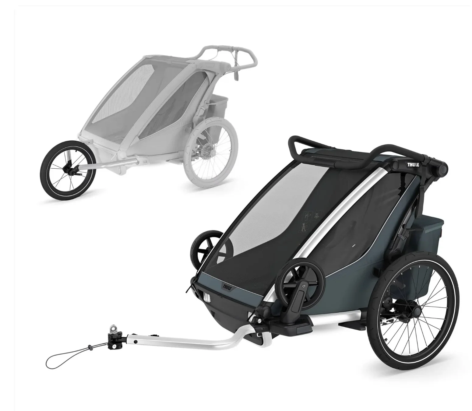 Thule Chariot Cross 2 Double Bike Trailer - In Stock - Image 10