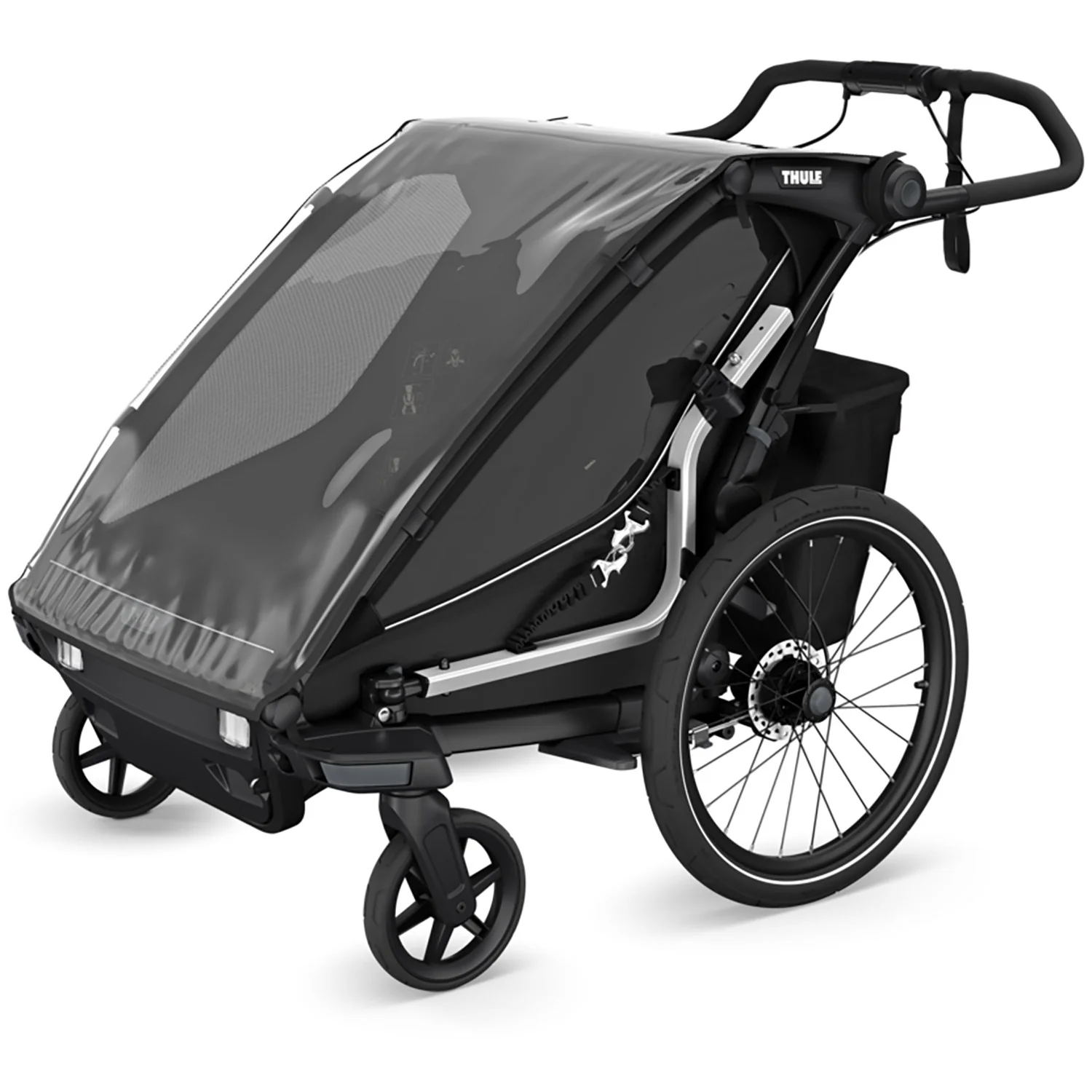 Thule Chariot Cross 2 Double Bike Trailer - In Stock - Image 11