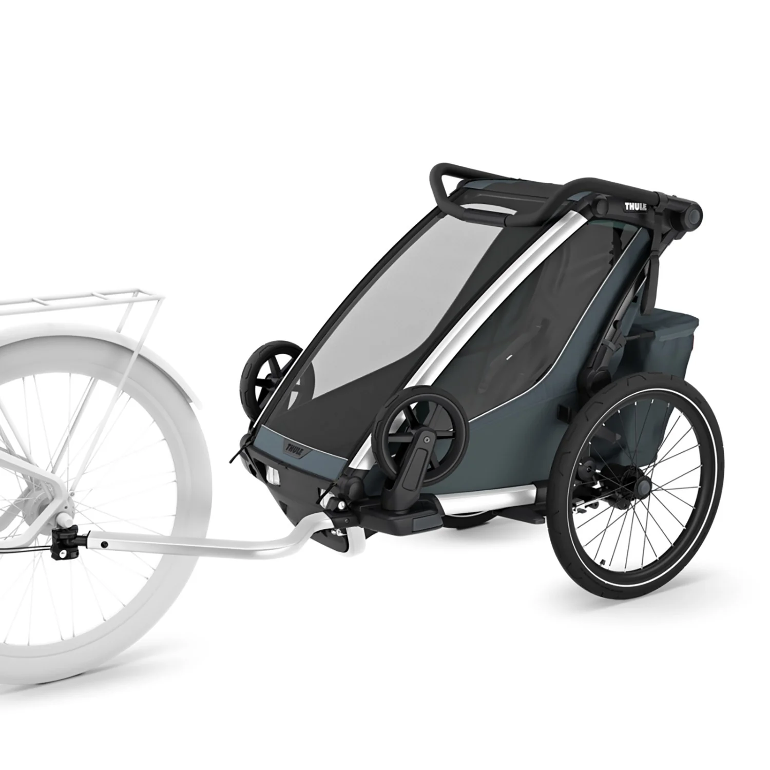 Thule Chariot Cross 2 Double Bike Trailer - In Stock - Image 3