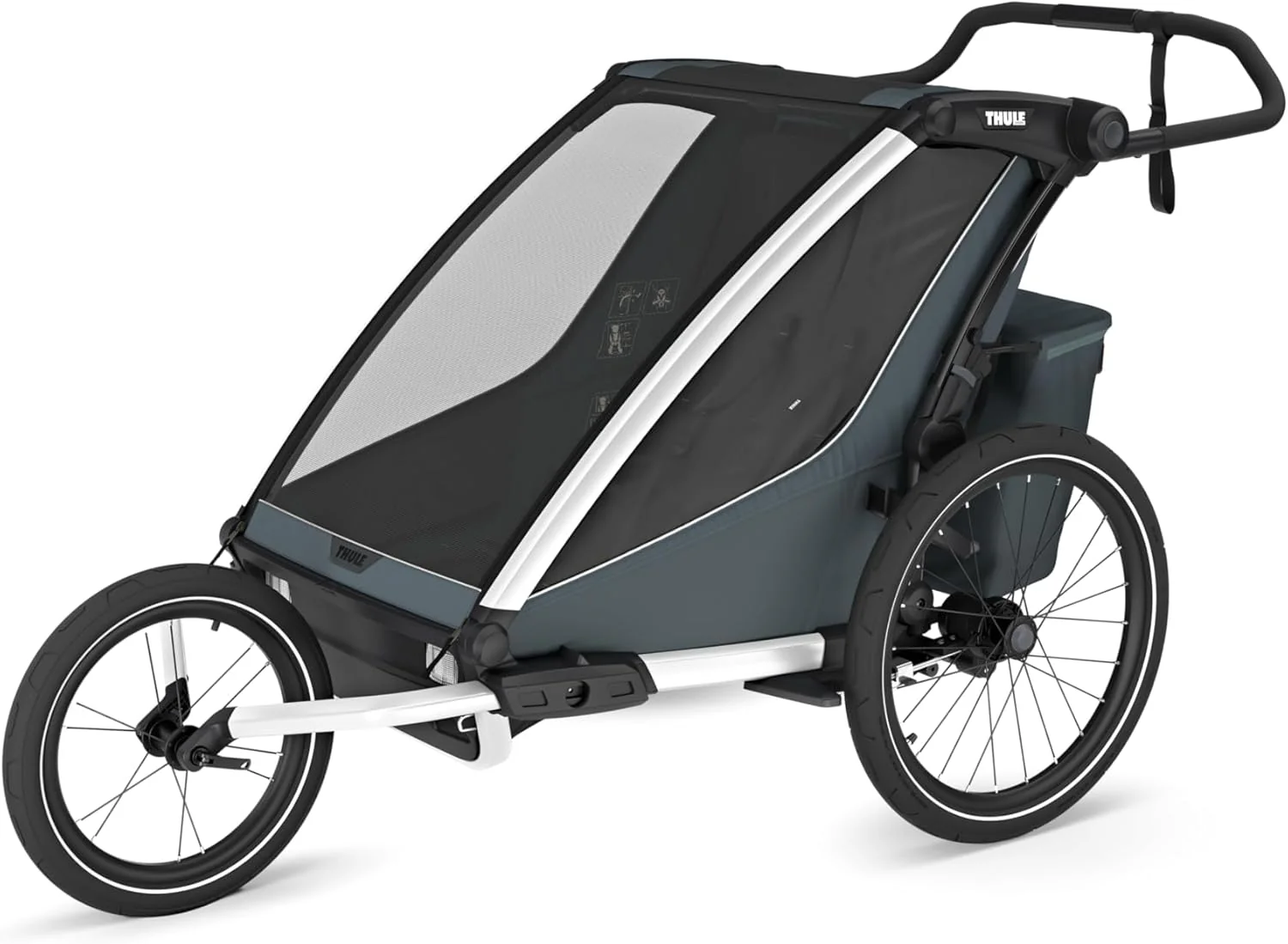 Thule Chariot Cross 2 Double Bike Trailer - In Stock - Image 8