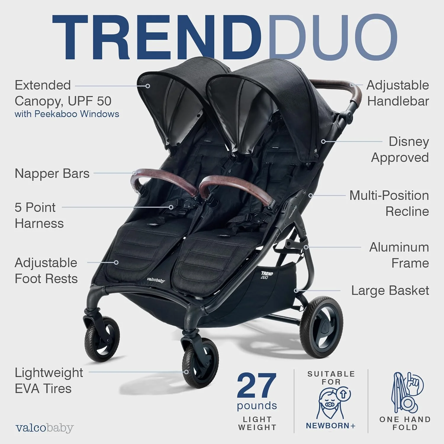 Valco Snap Duo Trend Double Stroller - Image 8