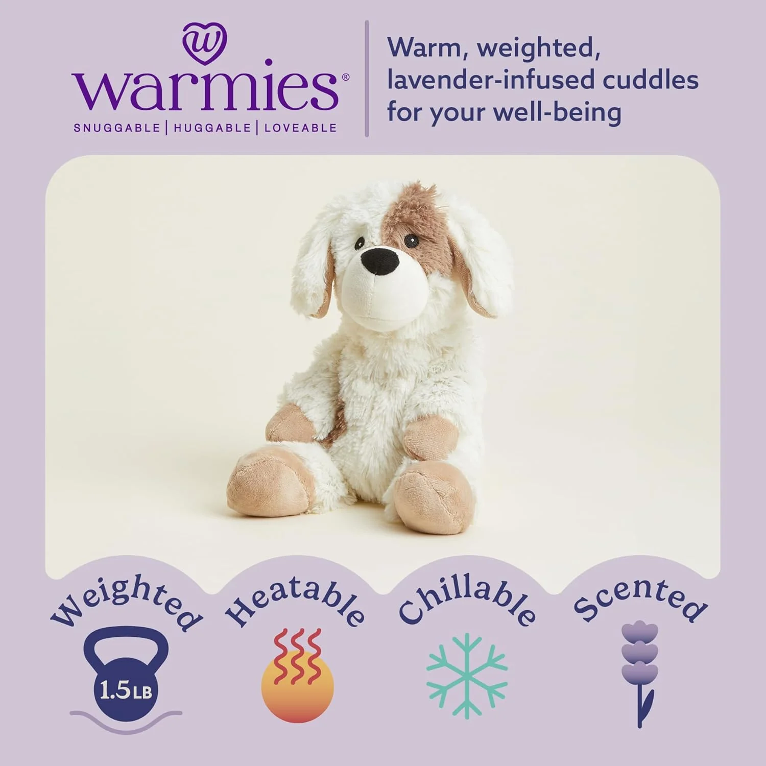 Warmies Junior Puppy Plush - Image 5